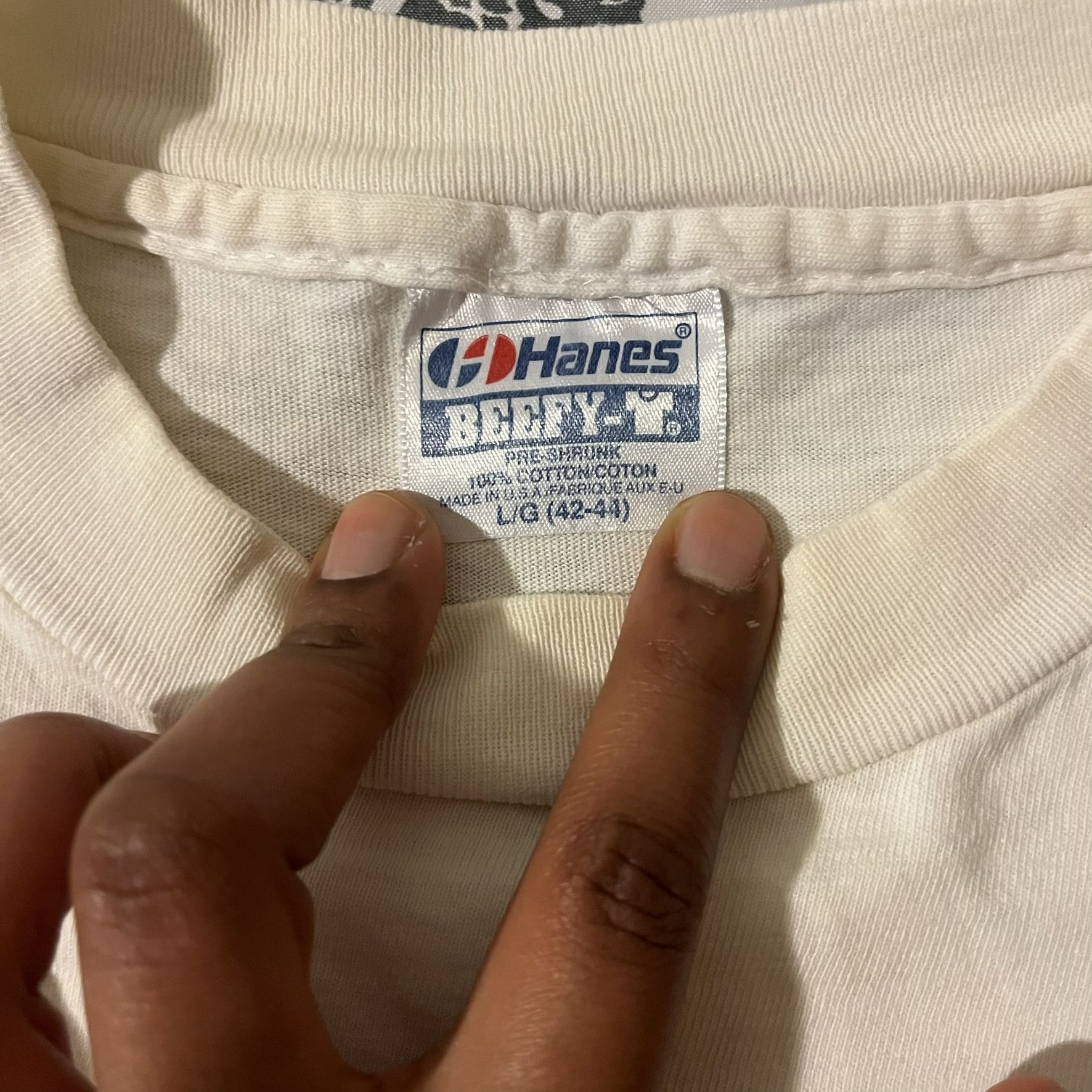 Hanes VTG 80s American Flag 1776 Restaurant Single Stitch Tee Size US L / EU 52-54 / 3 - 8 Thumbnail