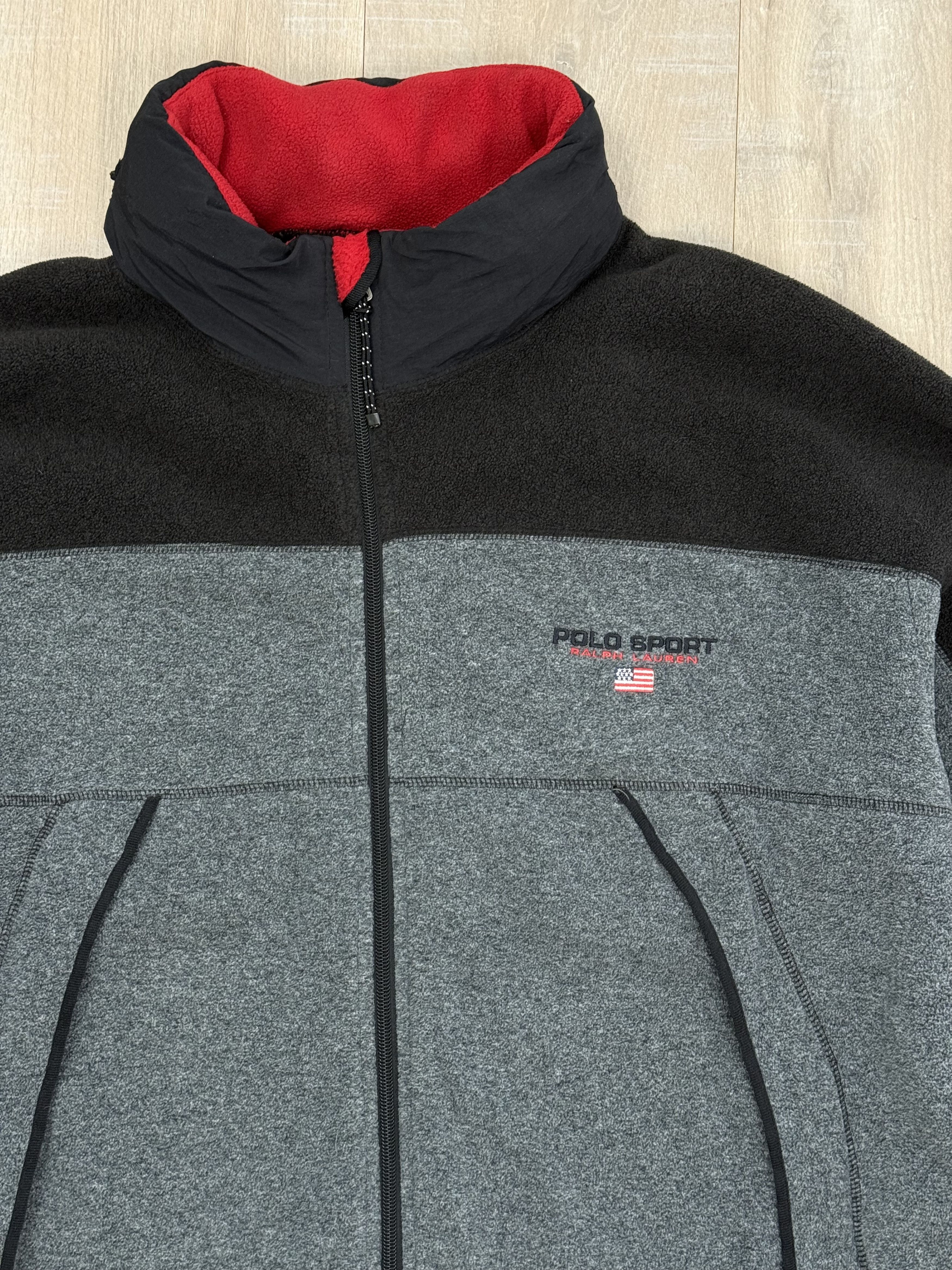 Polo Ralph Lauren Vintage Polo Sport Ralph Lauren Zip Polartec Flecce Jacket Size US XL / EU 56 / 4 - 5 Thumbnail