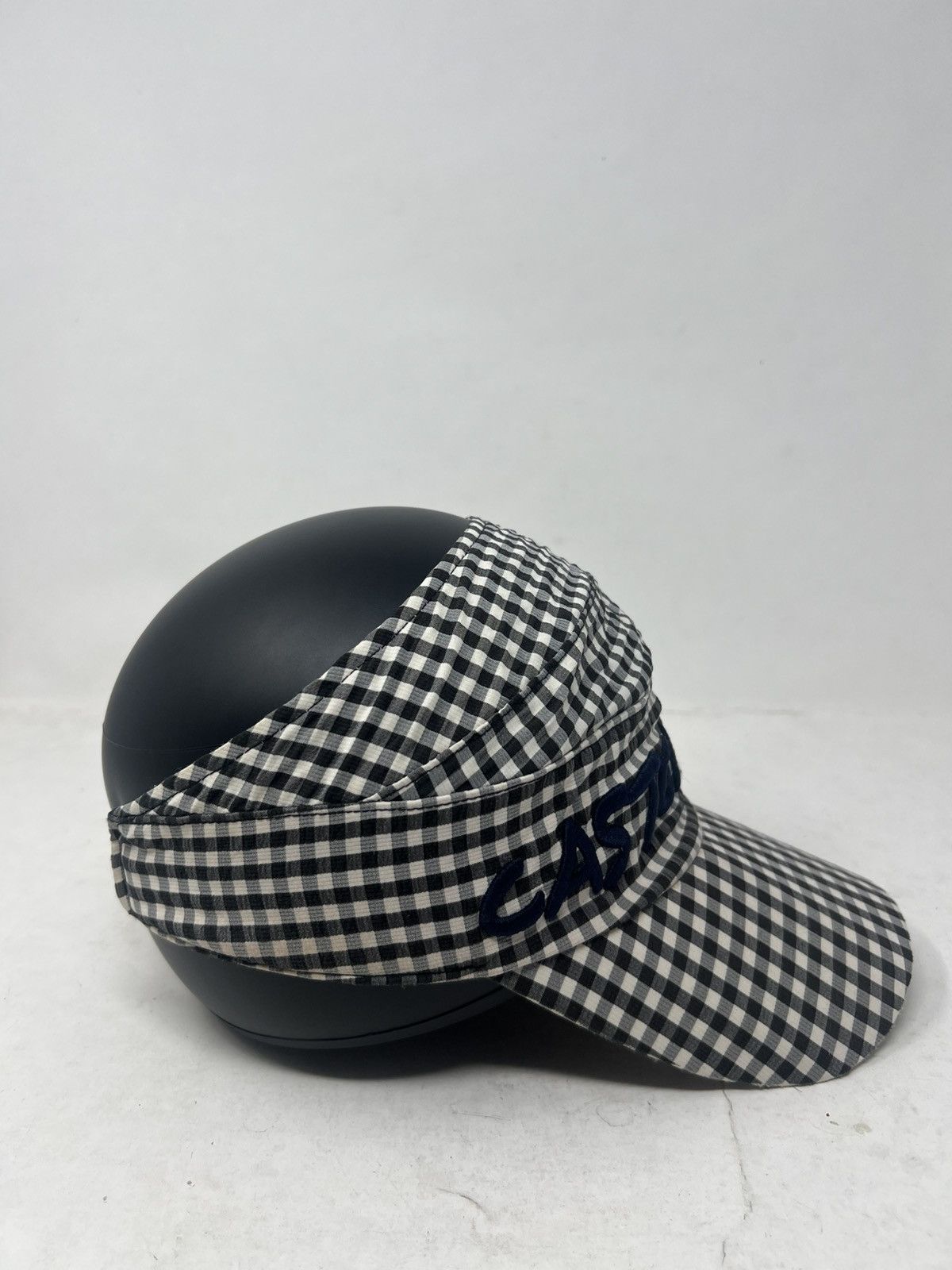 Jean Charles De Castelbajac Jean Charles de Castelbajac Gingham Visor Hat Size ONE SIZE - 4 Thumbnail