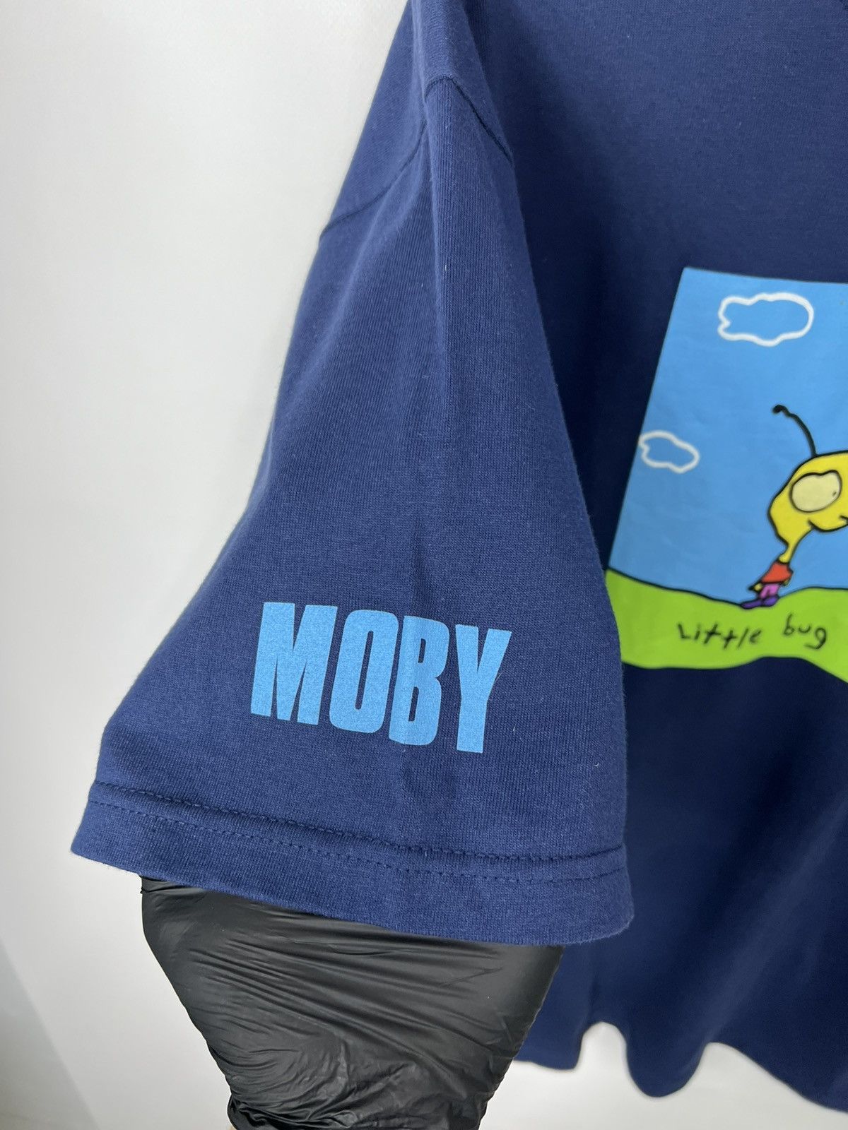 Band Tees Vintage Rare Band Rock Moby Little Bug Promo T-shirt 90s Size US XL / EU 56 / 4 - 4 Thumbnail