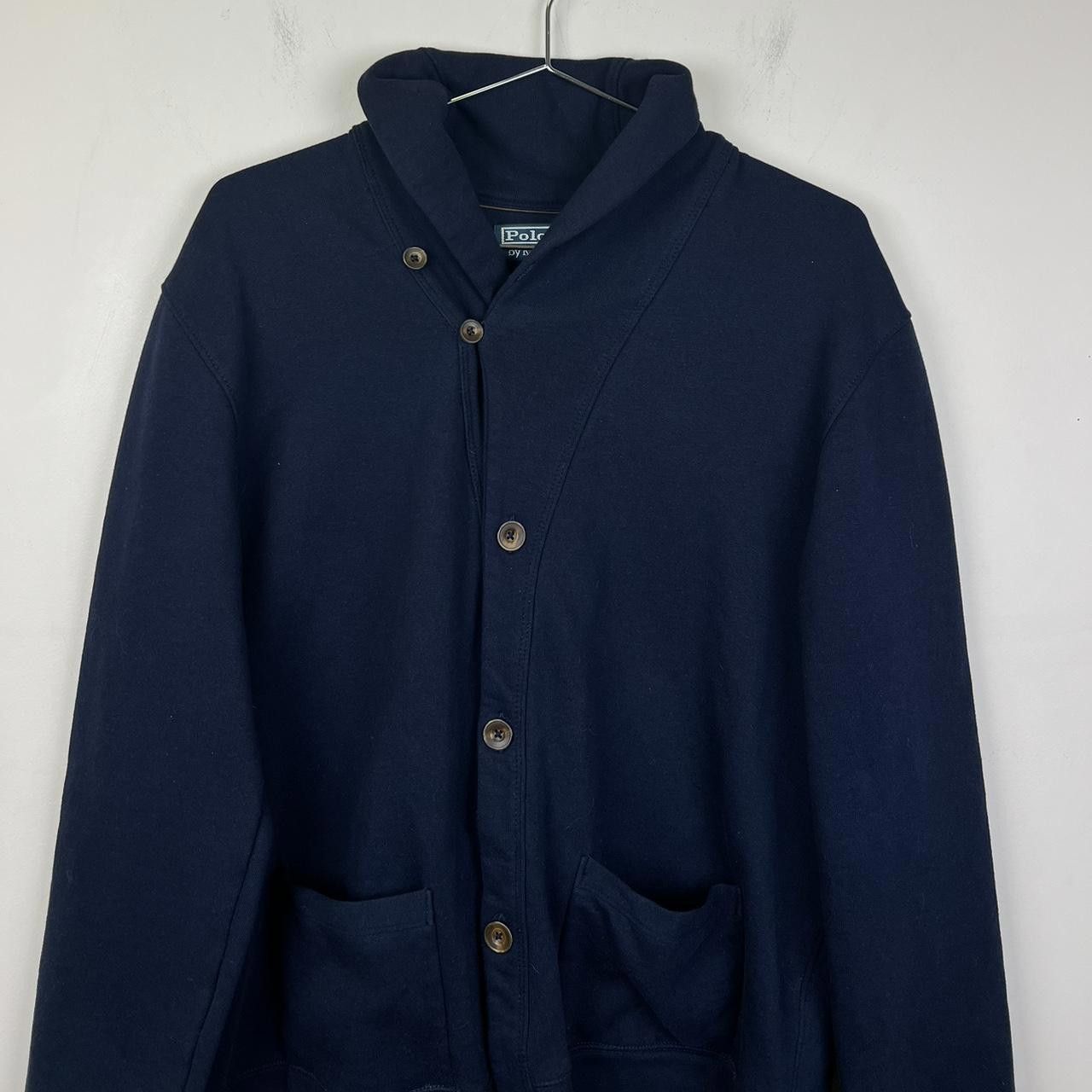 Polo Ralph Lauren Polo by Ralph Lauren Navy Button-Up Sweater Jacket Size US L / EU 52-54 / 3 - 3 Thumbnail