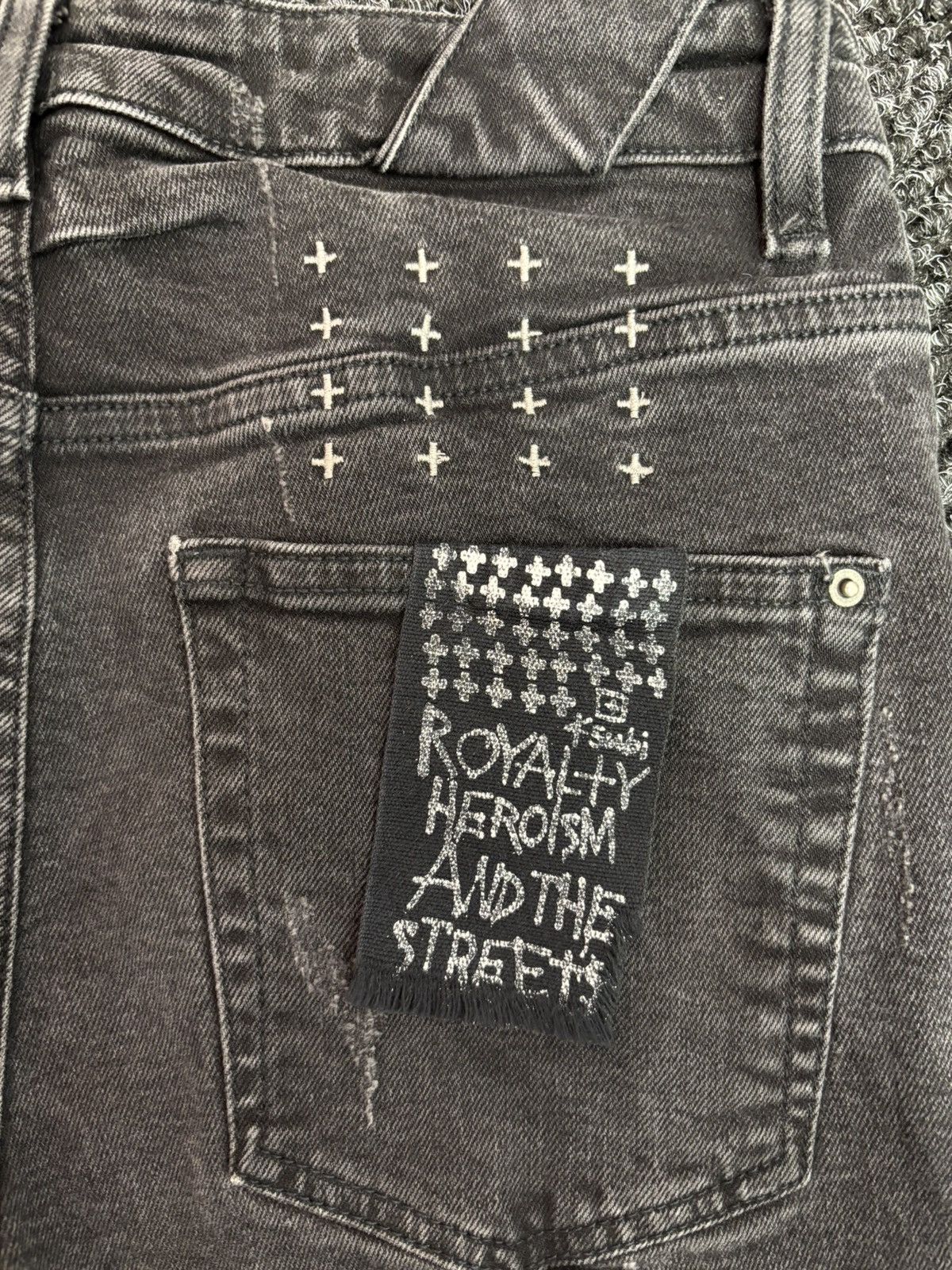 Ksubi Ksubi Distressed Jeans Black Size US 32 / EU 48 - 3 Thumbnail
