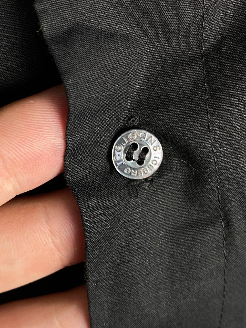 Designer × Iceberg Vintage Iceberg Printed Black shirt Size US M / EU 48-50 / 2 - 6 Thumbnail