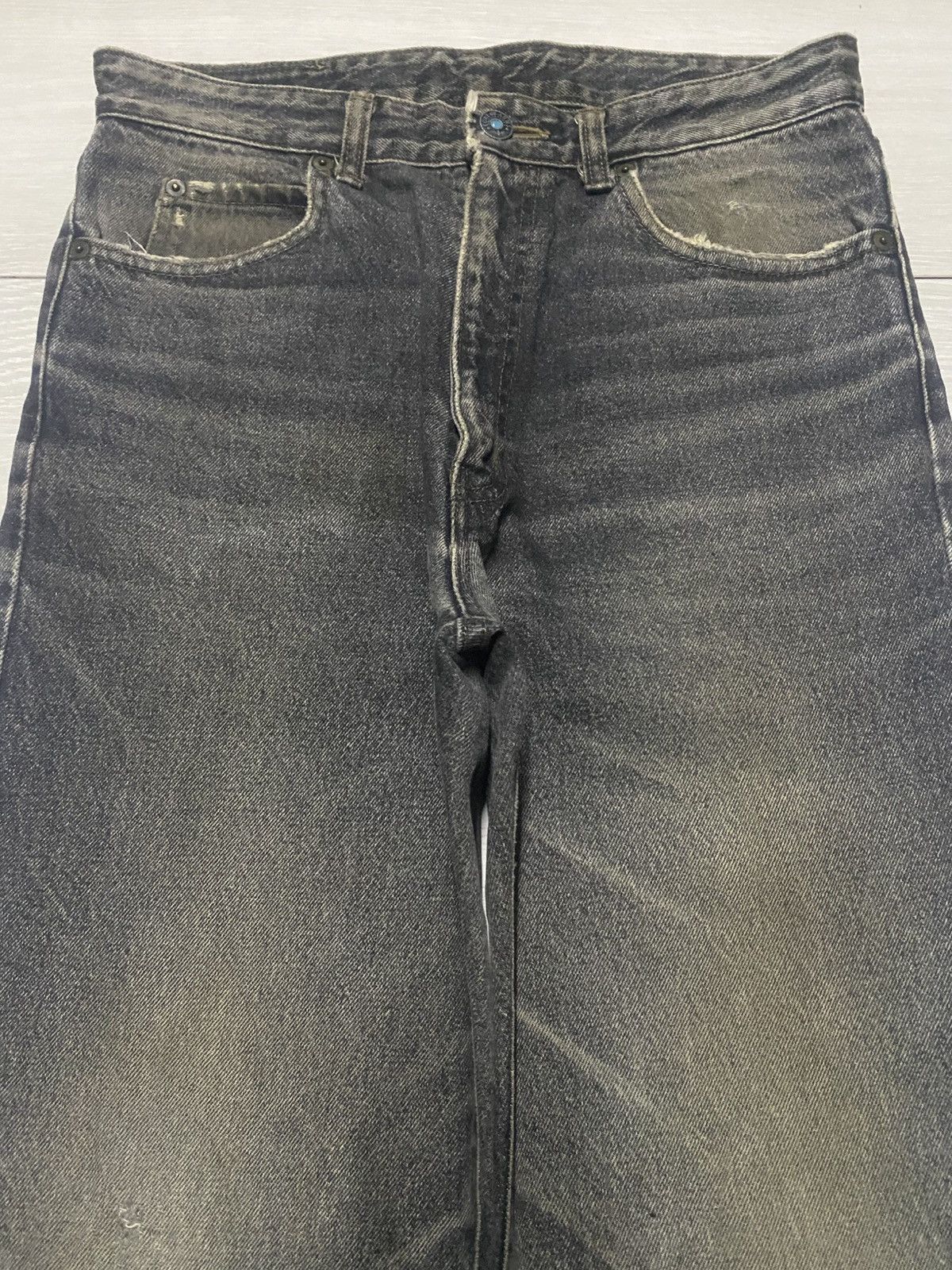 Japanese Brand Japanese Brand Mud Wash Denim Tappered Leg Jeans Size US 31 - 3 Thumbnail
