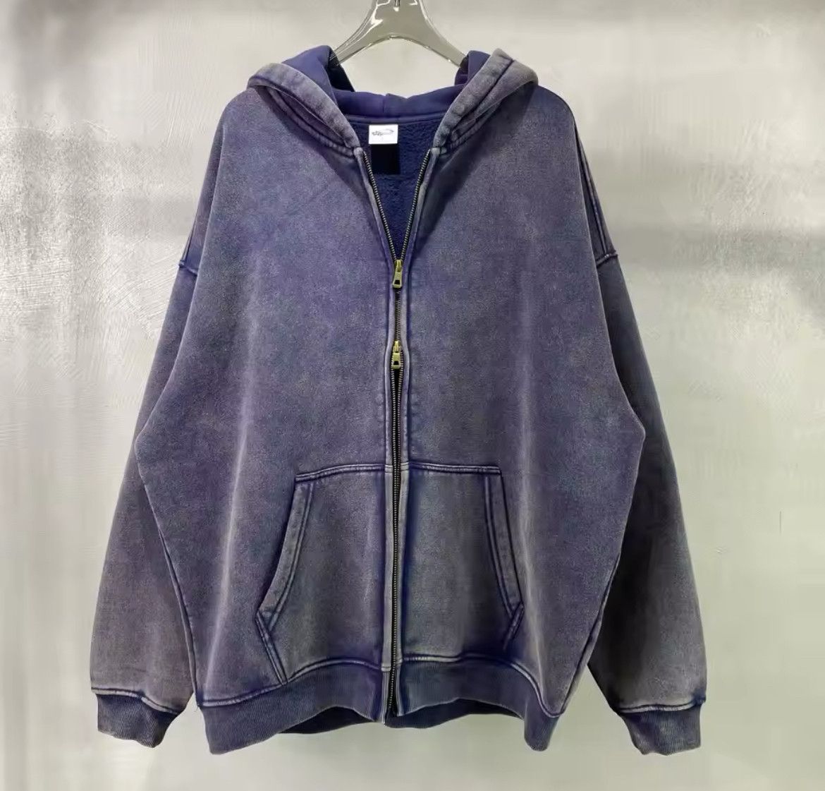 Japanese Brand × Vintage Batik fleece zippered hoodie Size US XL / EU 56 / 4 - 1 Thumbnail