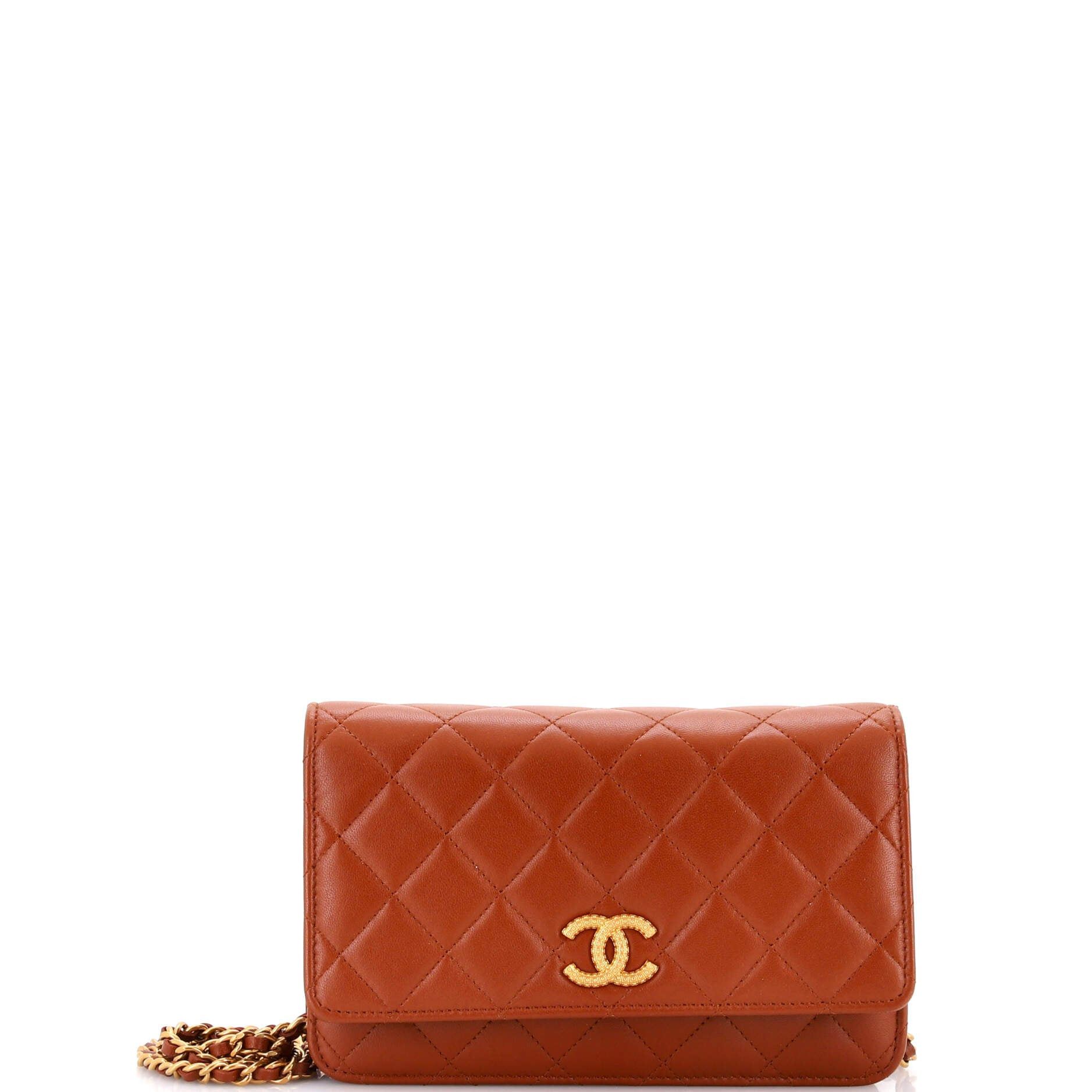 Chanel Textured CC Wallet on Chain Size ONE SIZE - 1 Thumbnail