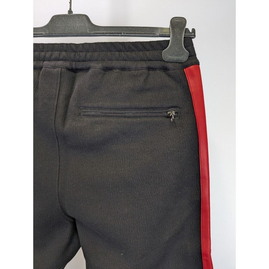 Alexander McQueen o1rshd1 Sweatpant Jogger in Black / Red Size US 32 / EU 48 - 20 Thumbnail