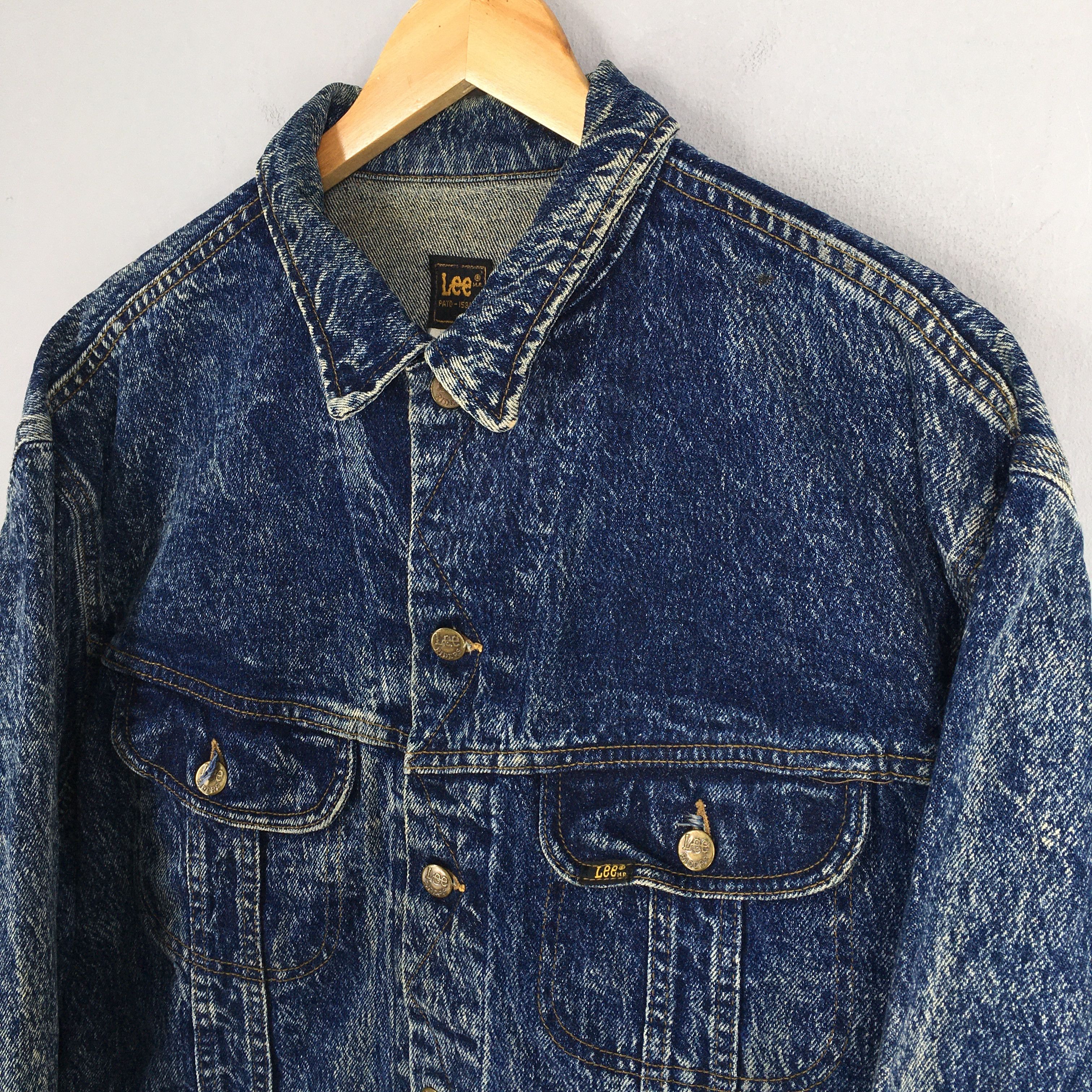 Lee Vintage 80's Lee Riders Denim Trucker Jacket XLarge Size US XL / EU 56 / 4 - 3 Thumbnail