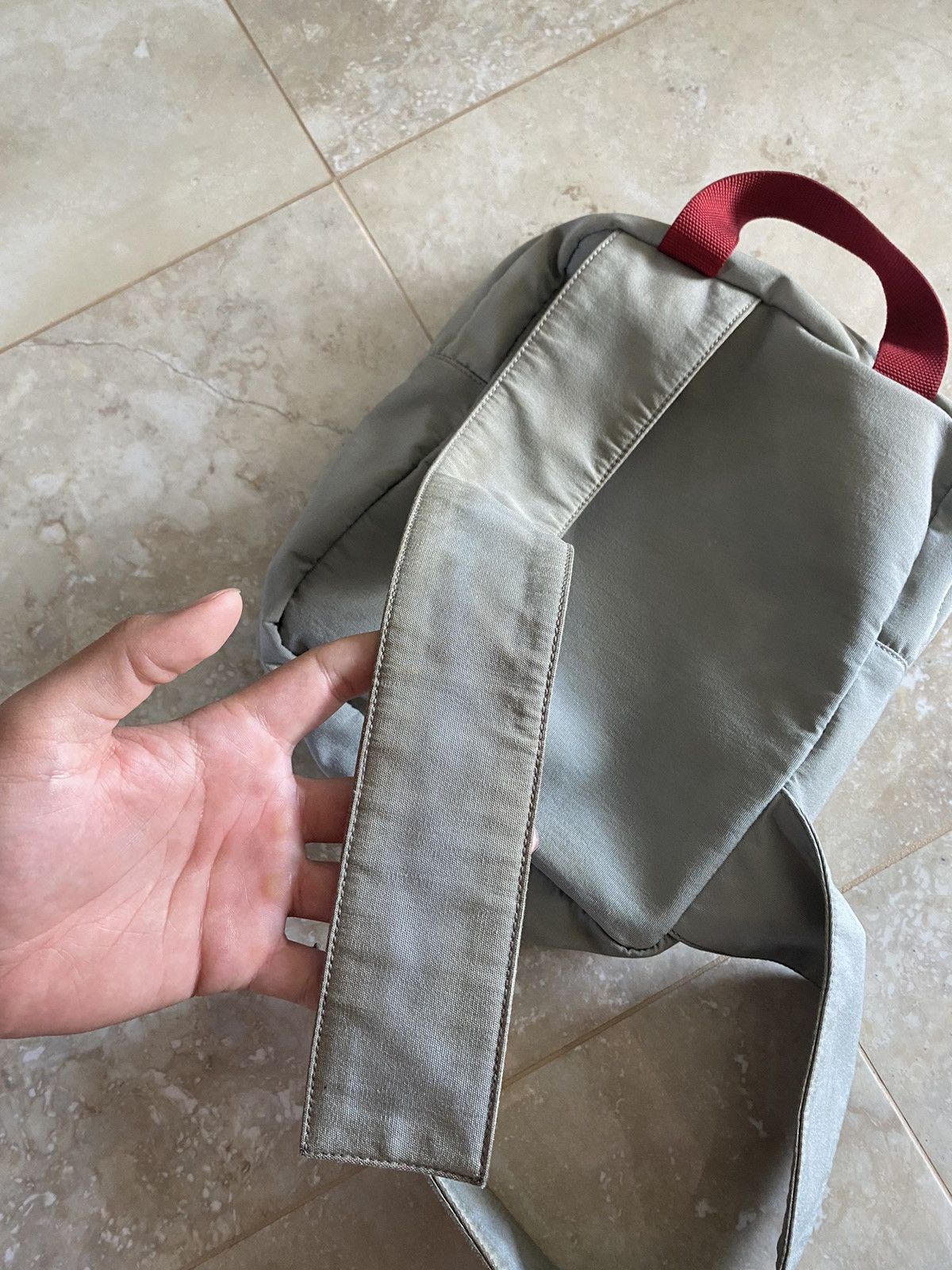 Prada PRADA SPORT 1999 LINEA ROSSA SLING BACKPACK BAG WHITE RARE Size ONE SIZE - 10 Thumbnail