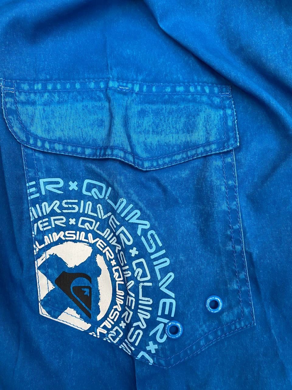 Quiksilver Quiksilver Men Board Shorts Blue Size 36 Size US 36 / EU 52 - 3 Thumbnail