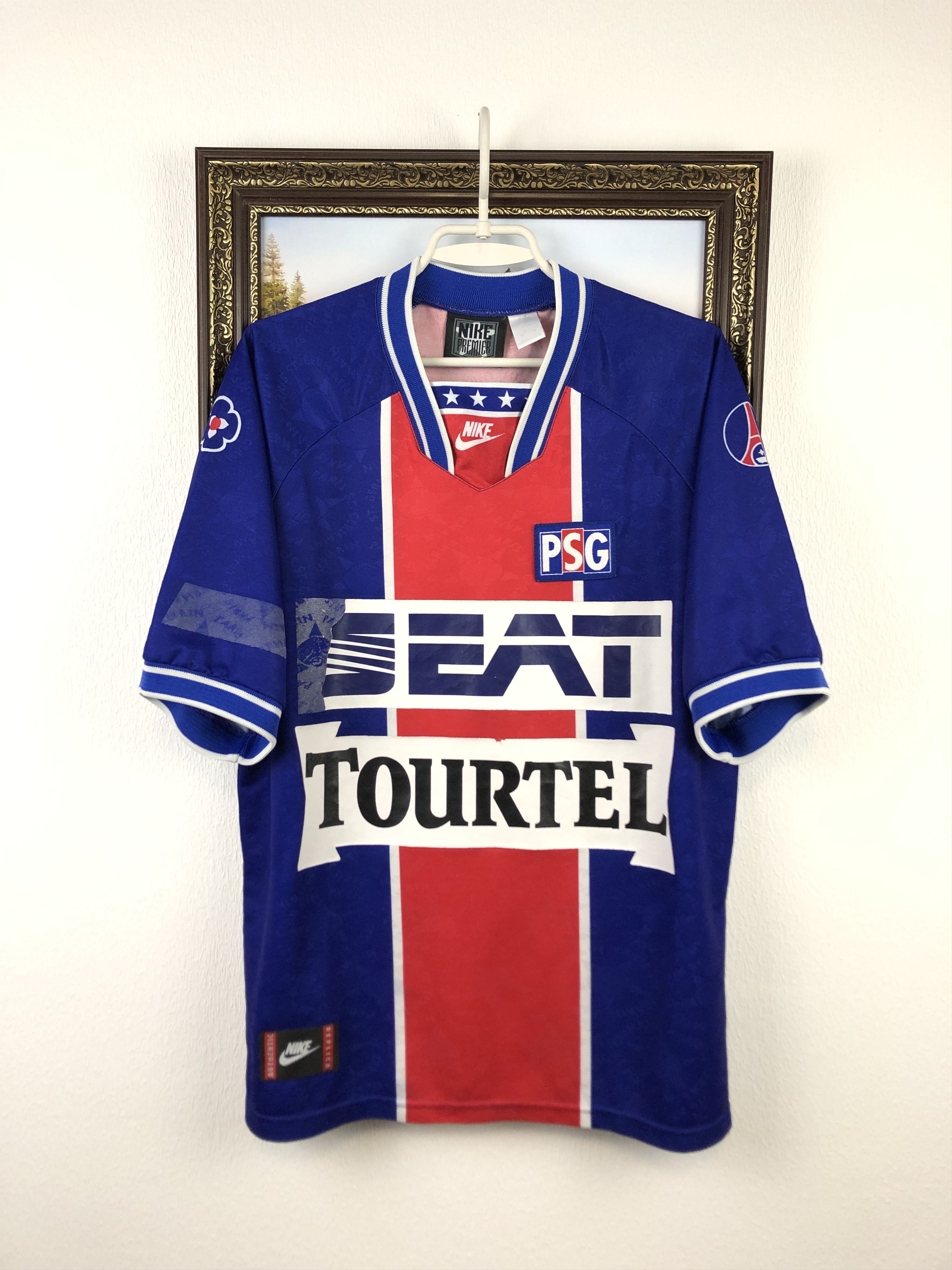Nike Paris Saint-Germain football shirt 1994 Soccer Nike Jersey Size US L / EU 52-54 / 3 - 1 Thumbnail
