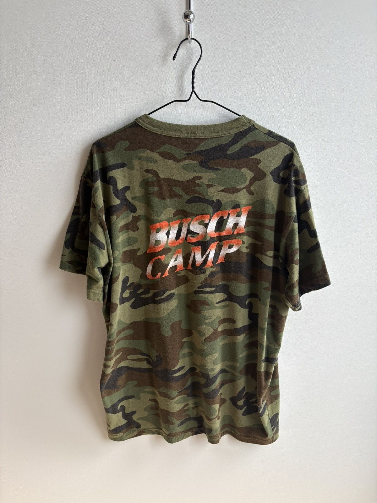 Vintage Vintage Streetwear Hype 90s Camo Hunter Skull T-shirt Size US XL / EU 56 / 4 - 3 Thumbnail