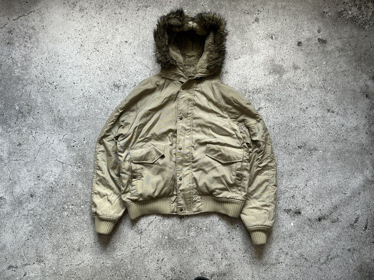 Woolrich N-2B Bomber jacket with fur