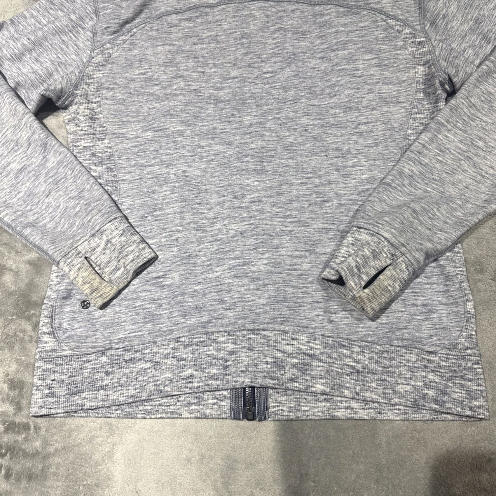 Lululemon Lululemon Scuba Hoodie Women 12 Heathered Core Medium Gray Light Cotton Fleece Full Zip Hoodie Women Size XL / US 12-14 / IT 48-50 - 7 Thumbnail