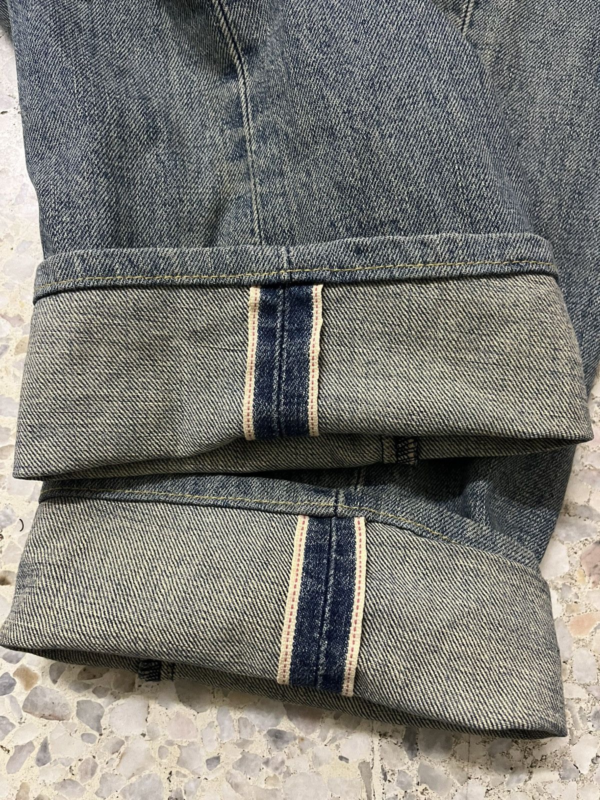 Levi's Vintage Clothing Levi’s 503B Selvedge Denim – Vintage Distressed Fade Size US 29 - 7 Thumbnail