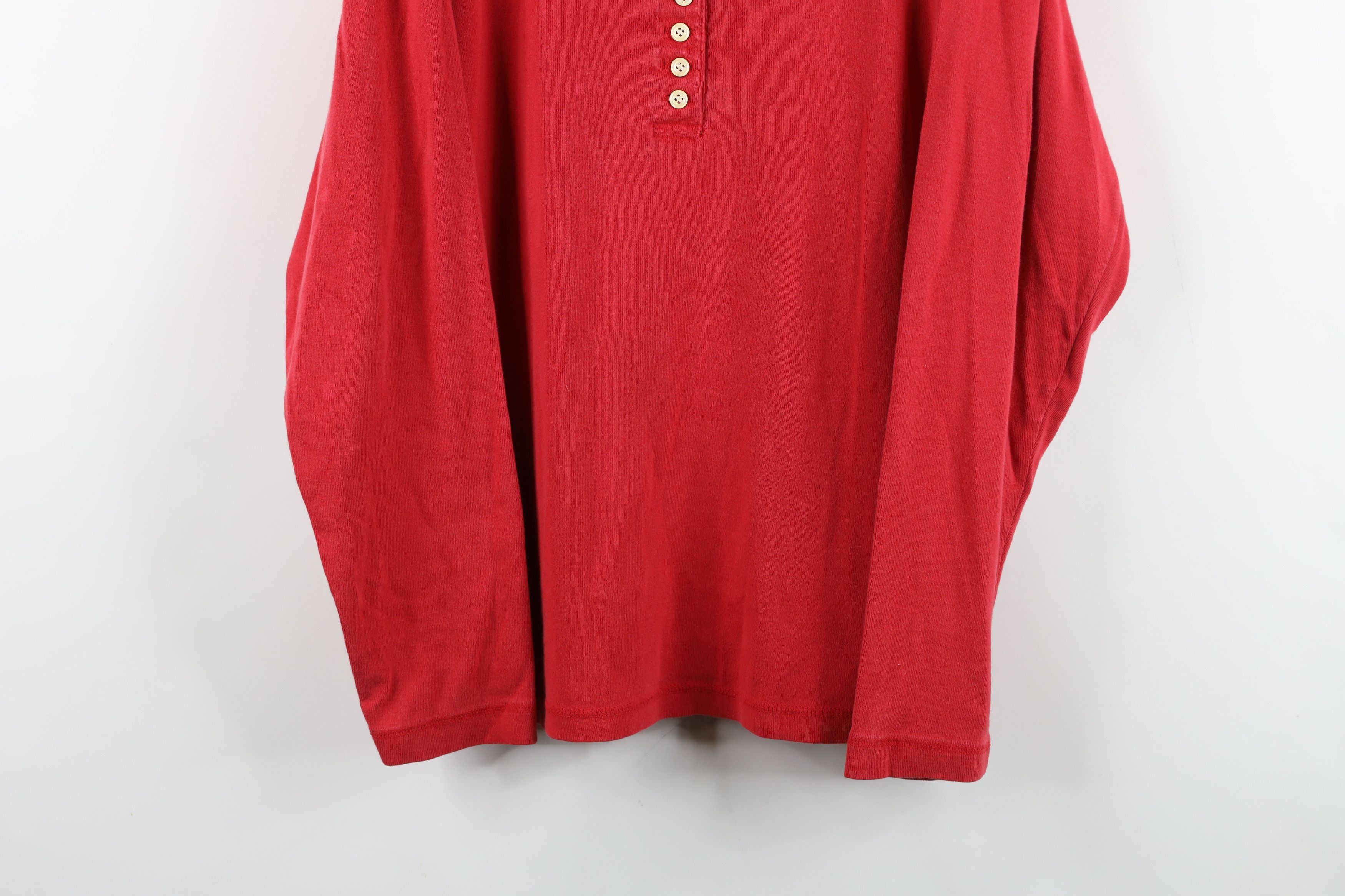 American Eagle Outfitters Vintage 90s American Eagle Outfitters Knit Henley T-Shirt Size L / US 10 / IT 46 - 3 Thumbnail