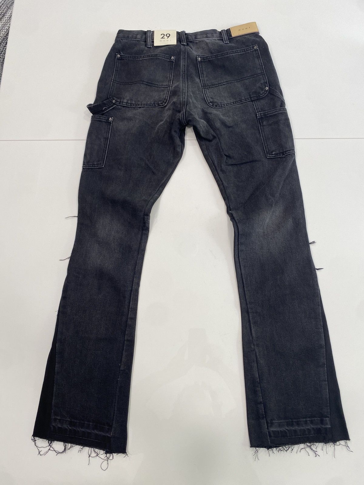 MNML MNML Black Flare Denim Jeans Size US 29 - 2 Thumbnail