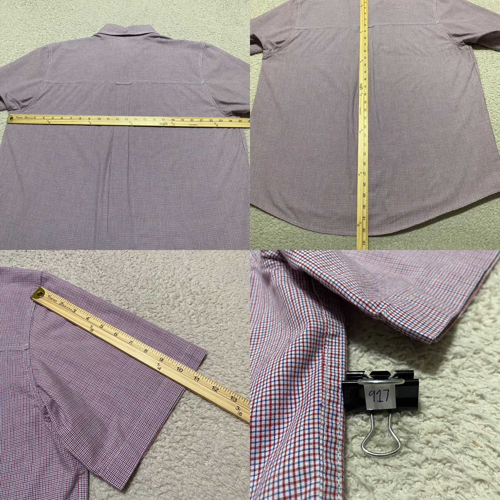 Chaps Chaps Mens Shirt L Multicolor Plaid Short Sleeve Button-Down Size US L / EU 52-54 / 3 - 8 Thumbnail