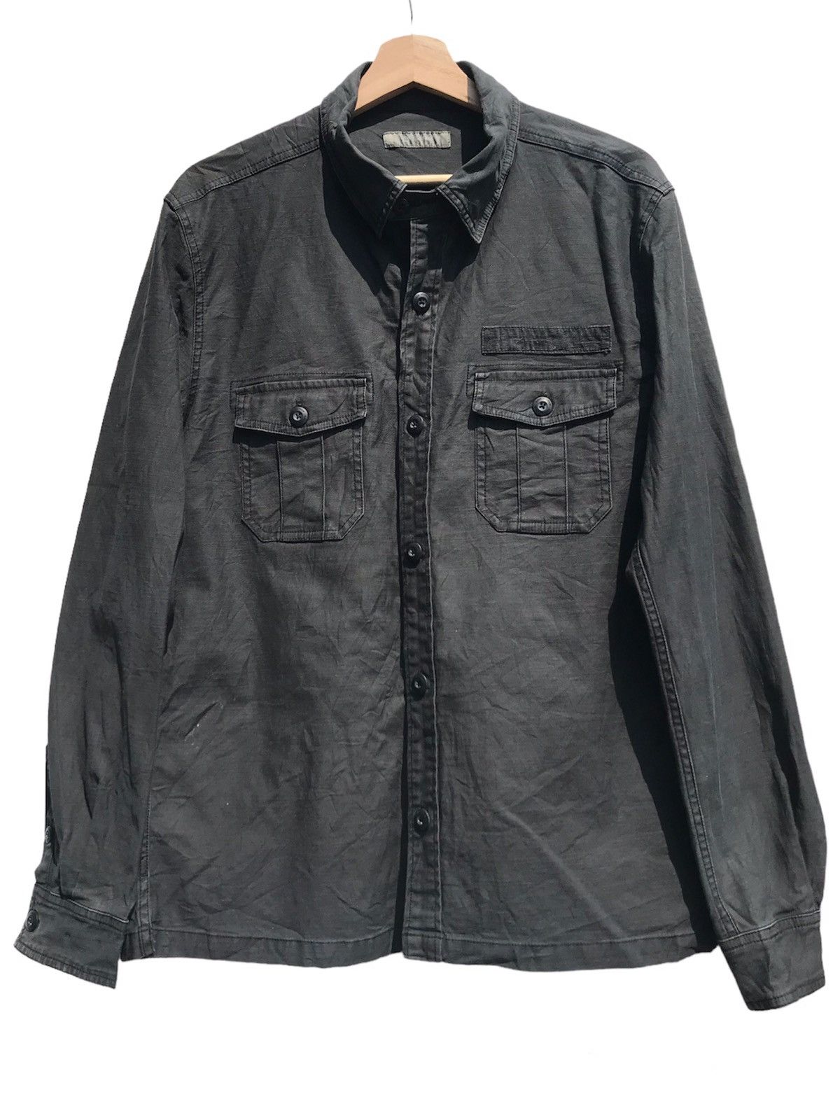 NANO universe Nano Universe Military Shirt Size US XL / EU 56 / 4 - 1 Thumbnail