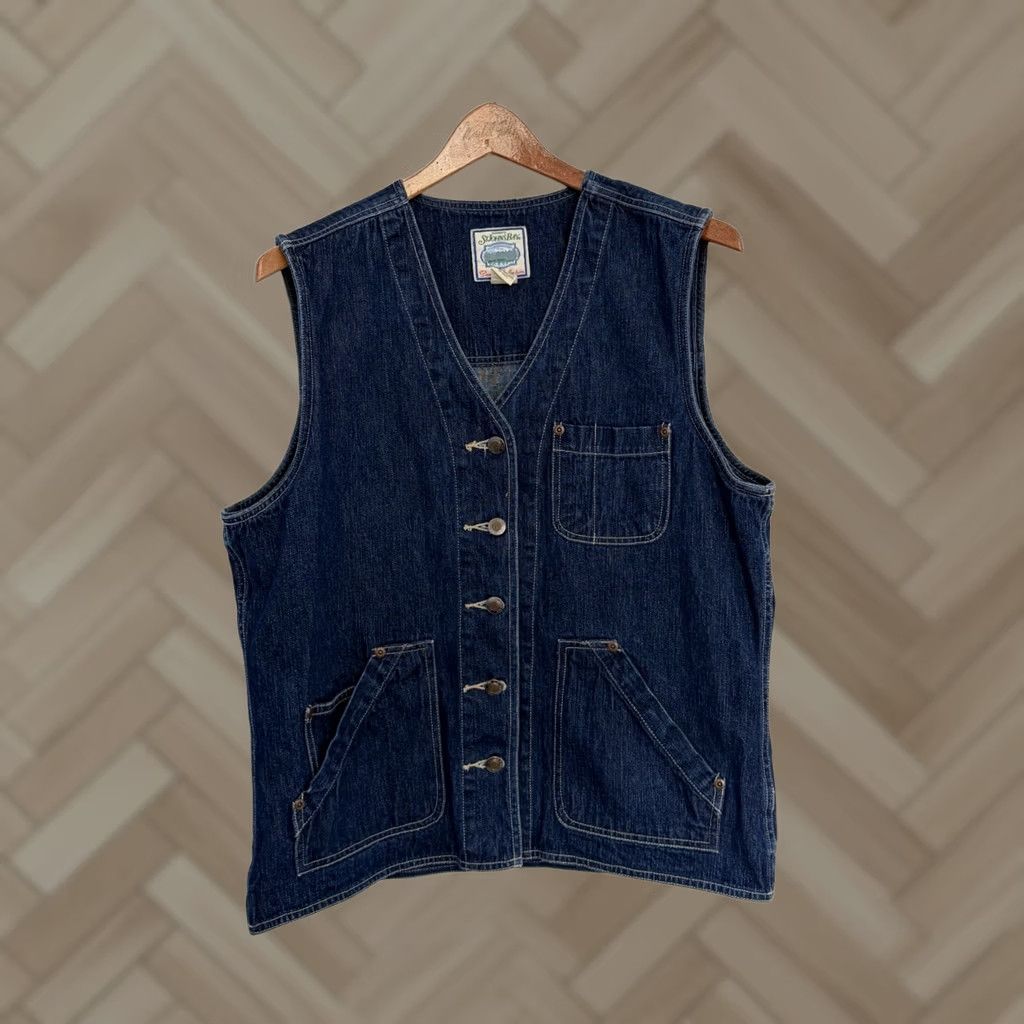 Vintage Vintage St. John'S Bay Denim Vest Womens Large Size Size L / US 10 / IT 46 - 1 Thumbnail
