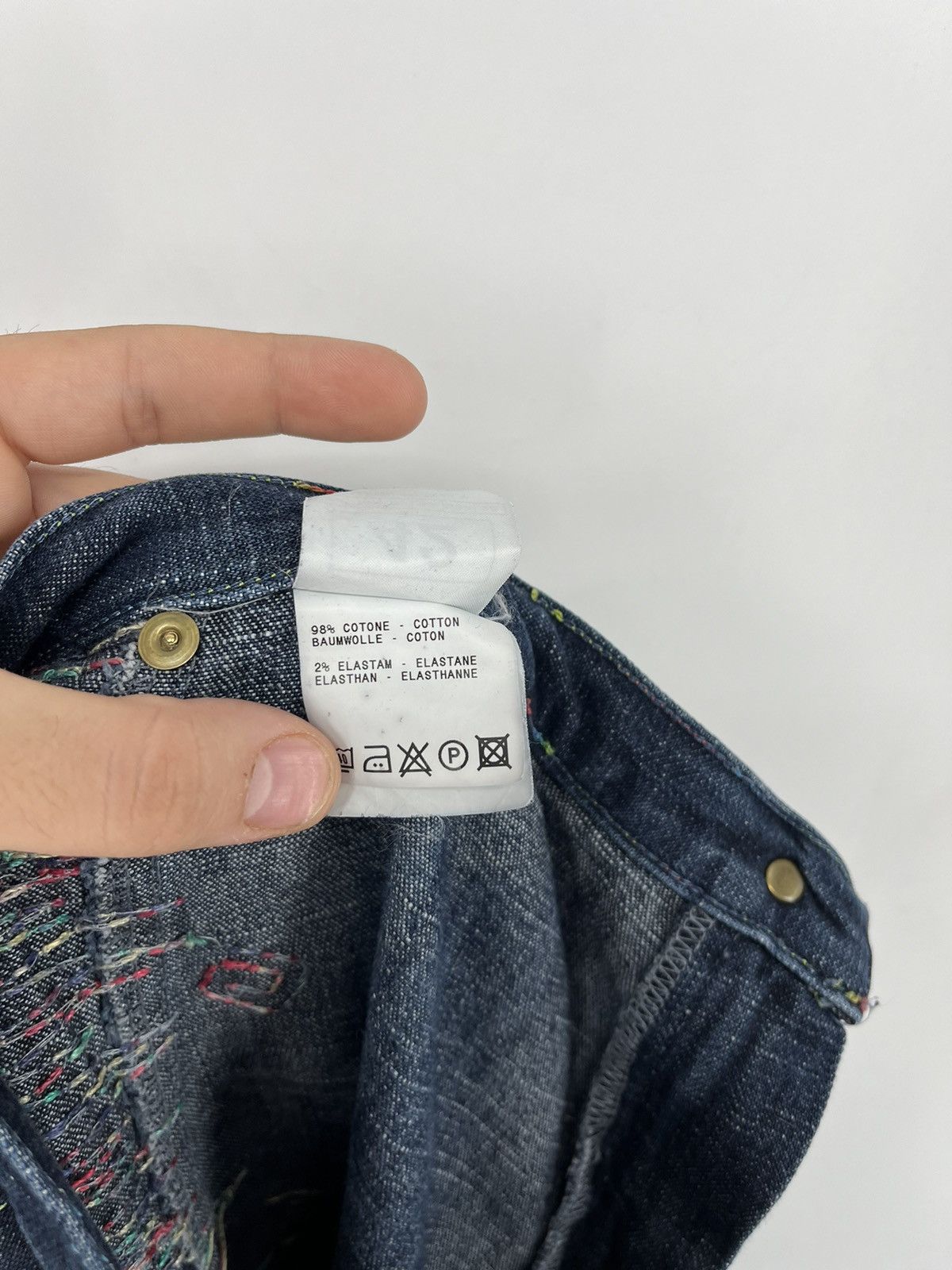 Other Vintage Cappopera 90s Designer Denim Pants All Over Prints Size 27" / US 4 / IT 40 - 12 Thumbnail