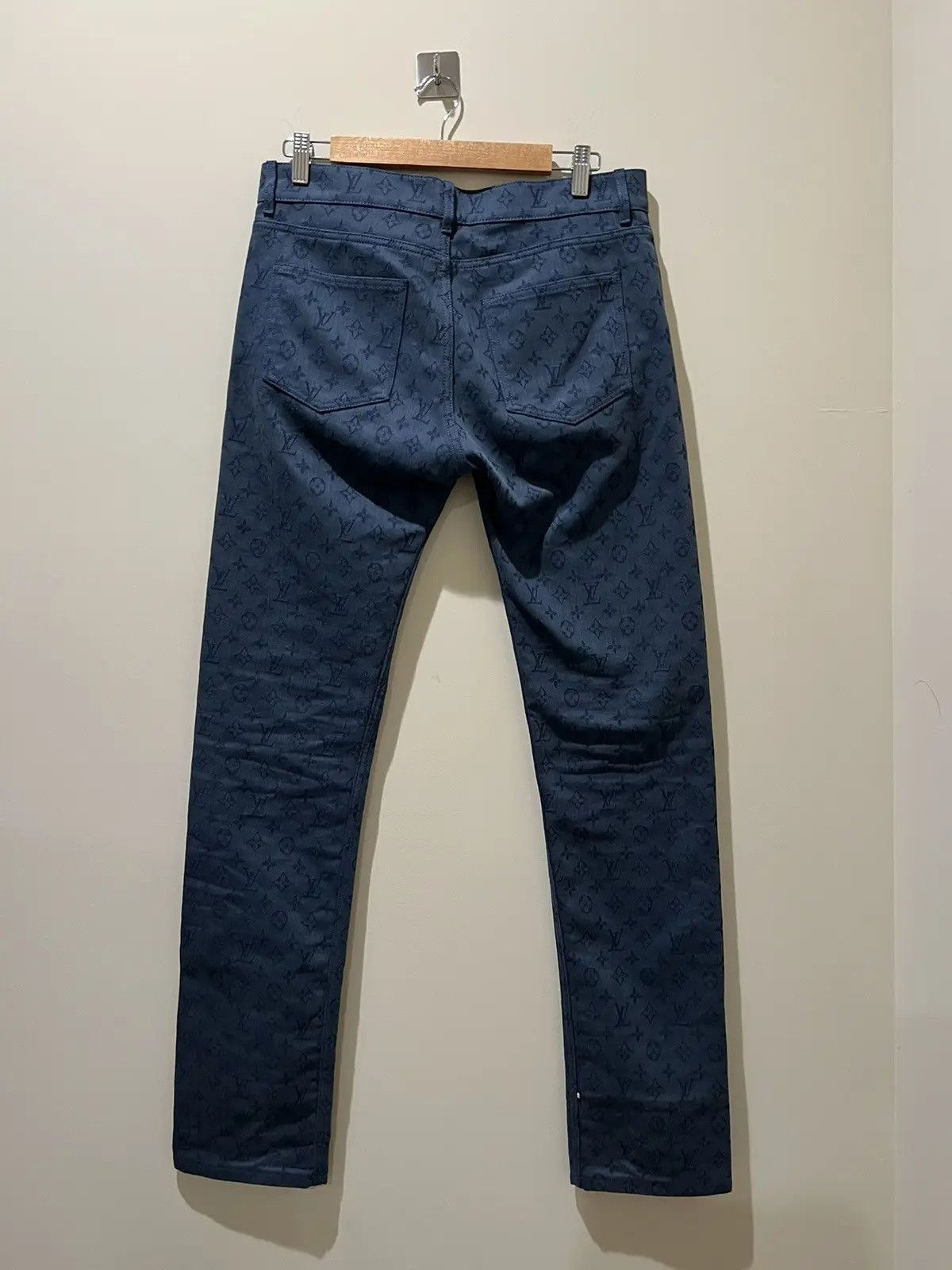 Louis Vuitton Monogam denim jeans Size US 30 / EU 46 - 2 Thumbnail