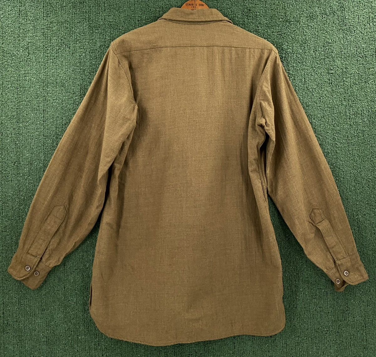 Vintage Vintage 40’s Wool Inner Flap Field Shirt Mens Medium Long Size US M / EU 48-50 / 2 - 6 Thumbnail