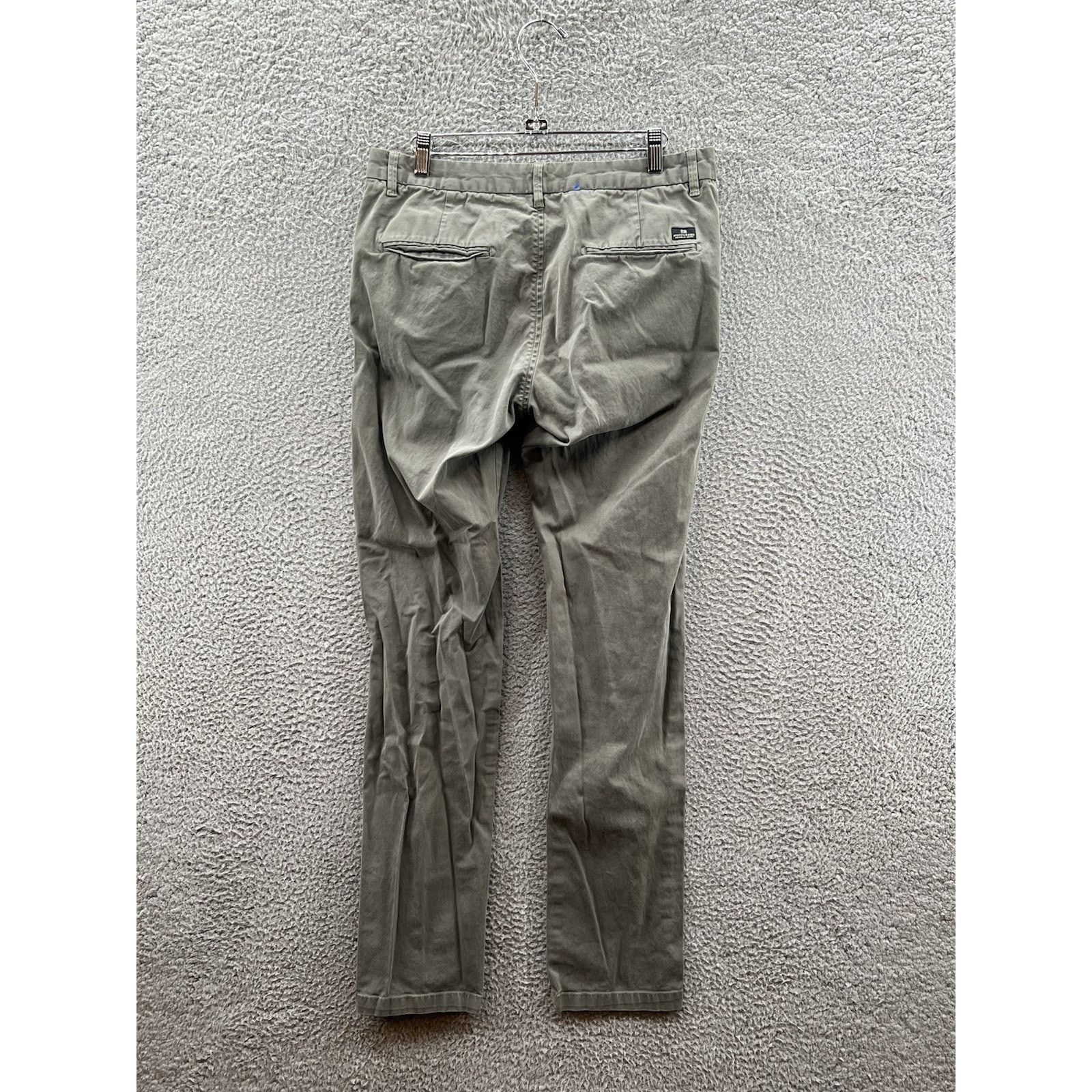 Scotch & Soda Scotch & Soda Stuart Pants 29x32 Moss Green Chino Amsterdam Size US 29 - 2 Thumbnail