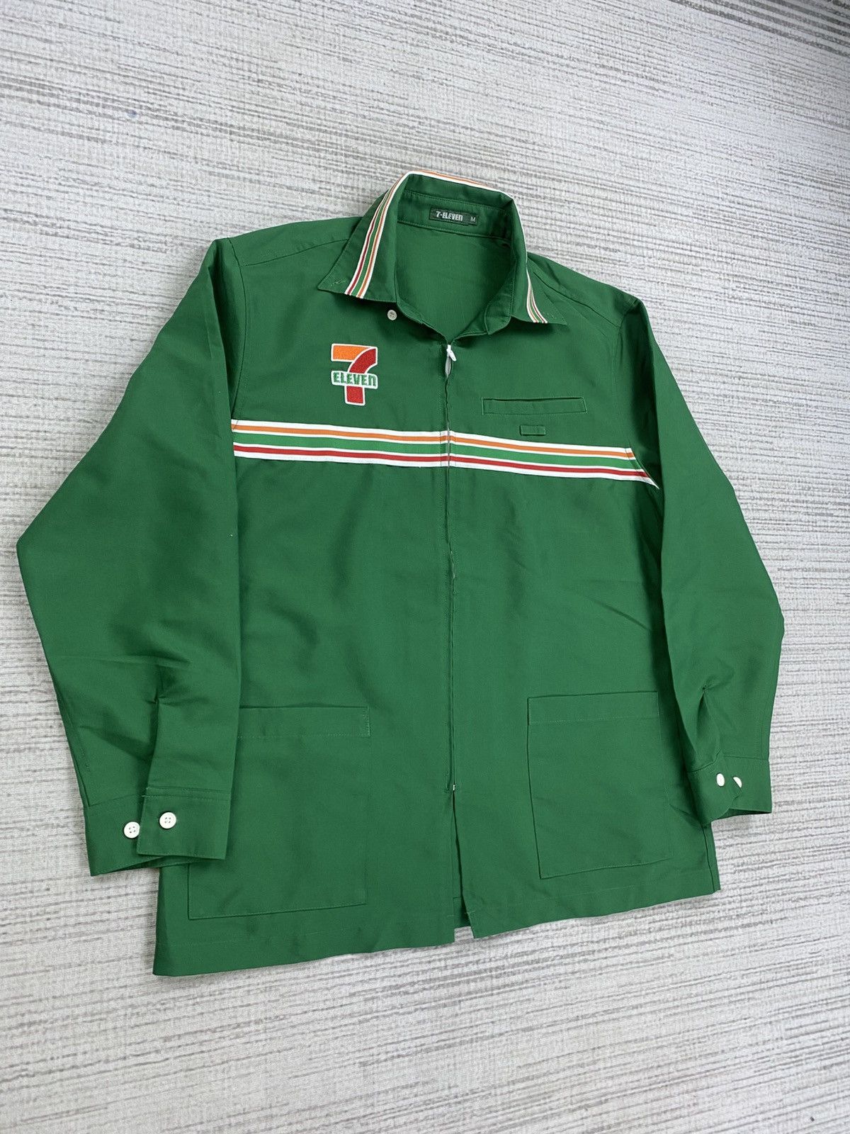 Japanese Brand × Vintage Vintage 7 Eleven Japan Uniform Long Sleeve Jacket Size US M / EU 48-50 / 2 - 3 Thumbnail