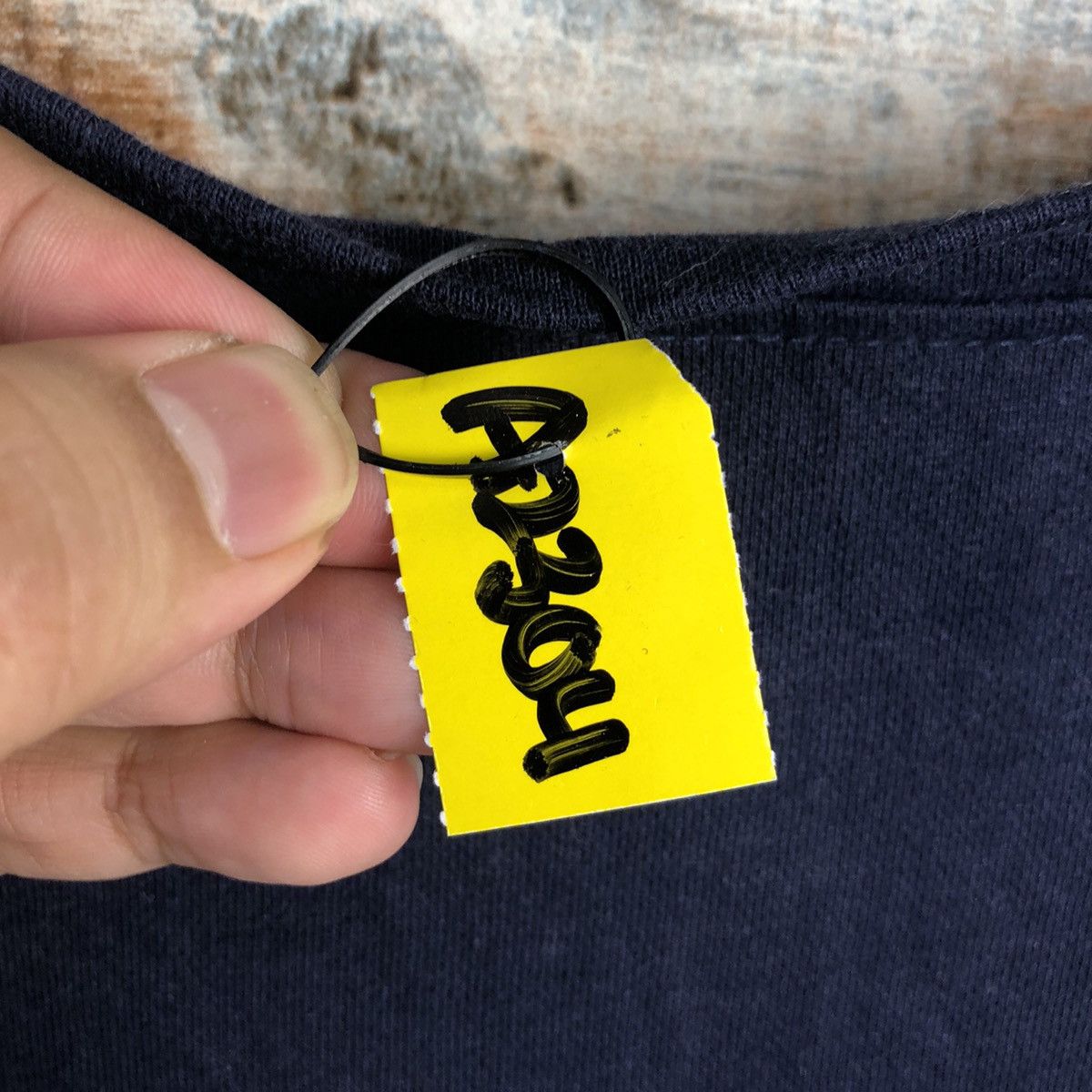 Japanese Brand Japanese Brand vintage Blue half Denim Sweatshirt #A2304 Size US L / EU 52-54 / 3 - 10 Thumbnail