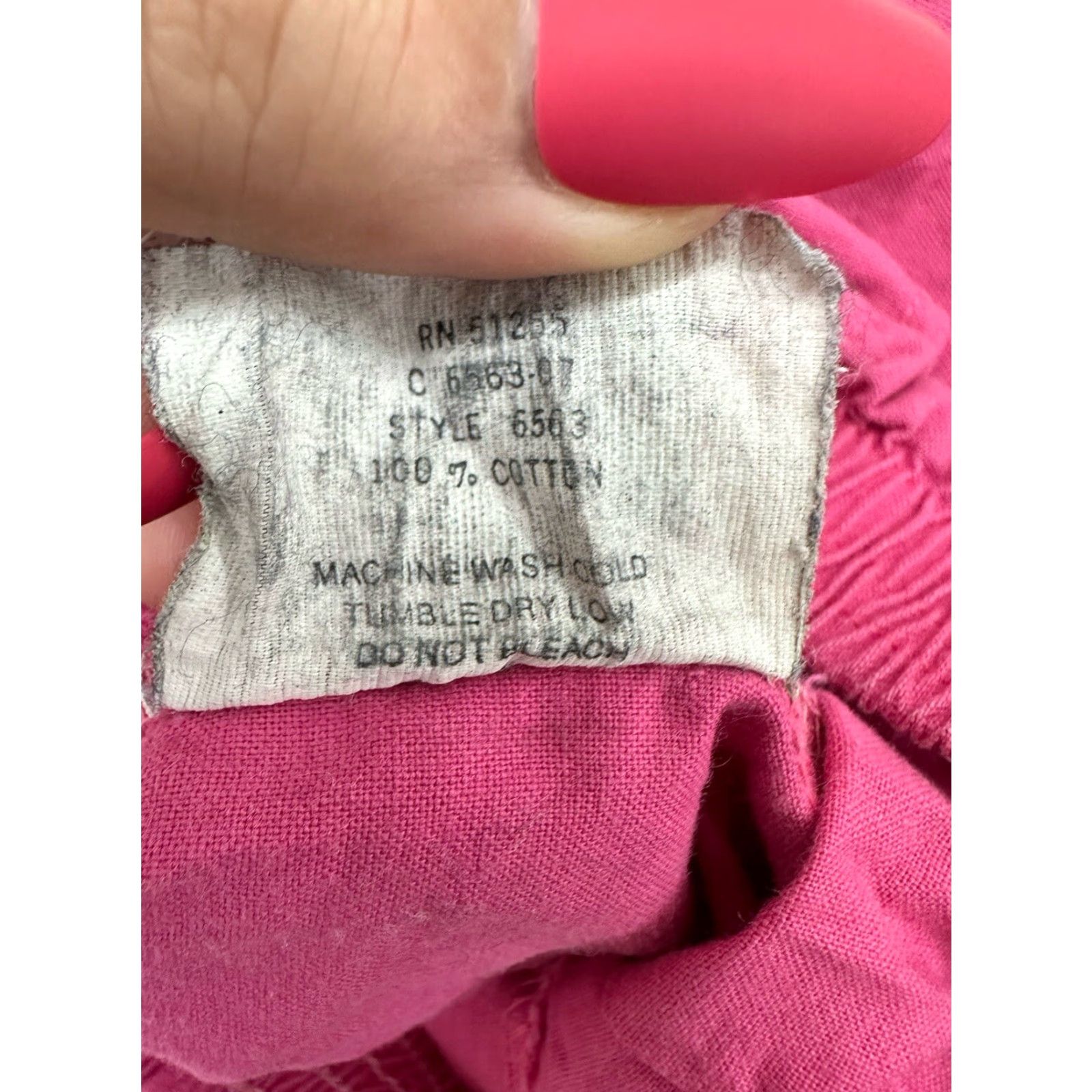 Pinko VINTAGE Como Sports Womens Shorts Small Pink Elastic Waist Pockets 80s 90s Classic Womens Size 28" / US 6 / IT 42 - 4 Thumbnail