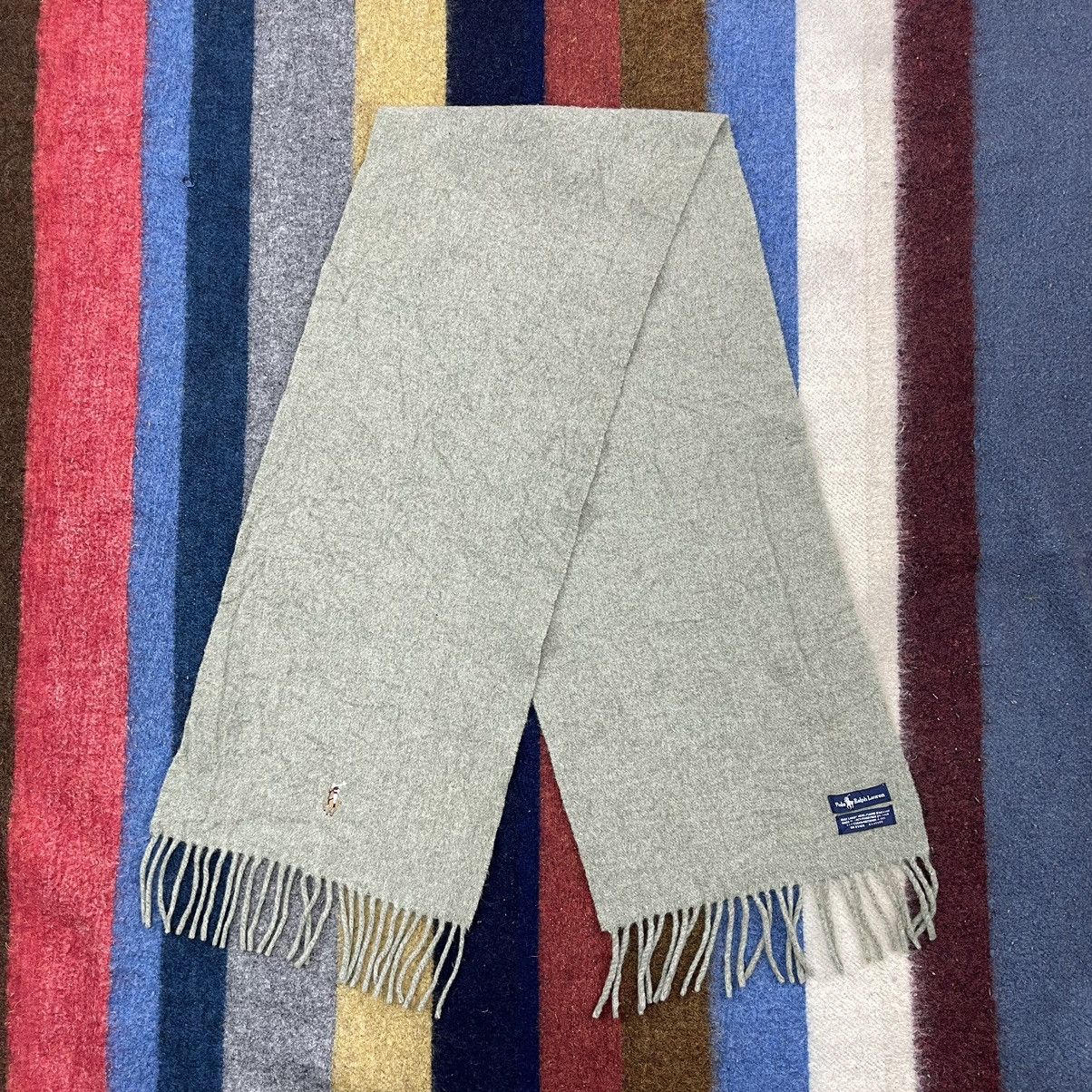 Polo Ralph Lauren POLO RALPH LAUREN Lambs Wool Muffler Scarf #1442/AX Size ONE SIZE - 1 Thumbnail