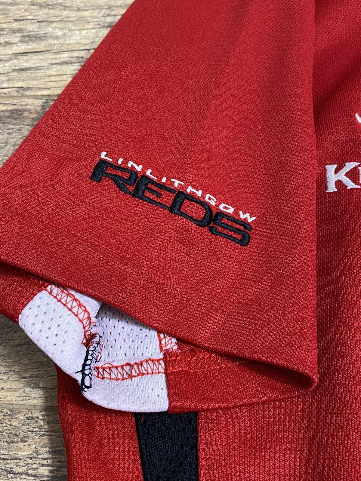 Japanese Brand RARE LINLITHGOW RFC RUGBY JERSEY #12 KUKRI RETRO BLOKECORE L Size US L / EU 52-54 / 3 - 3 Thumbnail