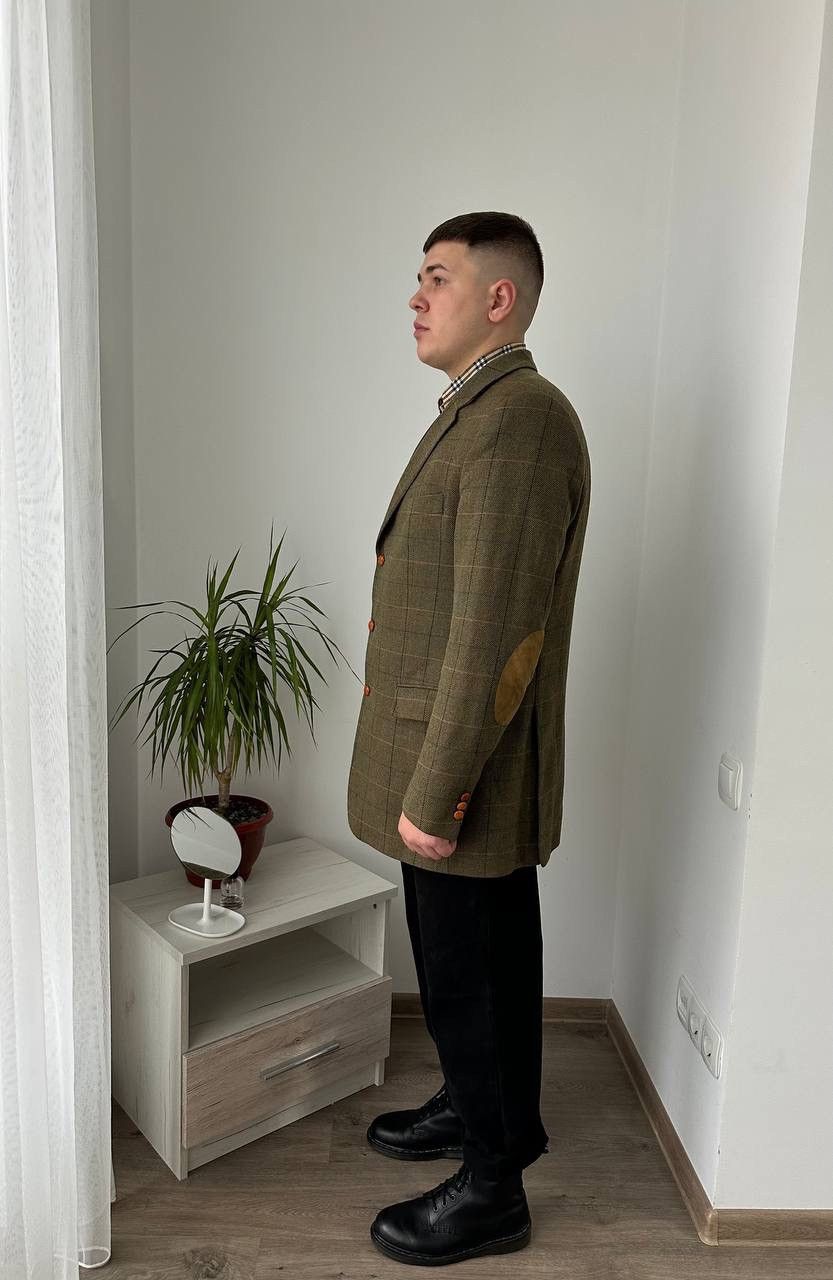Burberry × Vintage Vintage Blazer Burberry Mens Eckerle Herrenmoden Jacket Size 38R - 2 Thumbnail