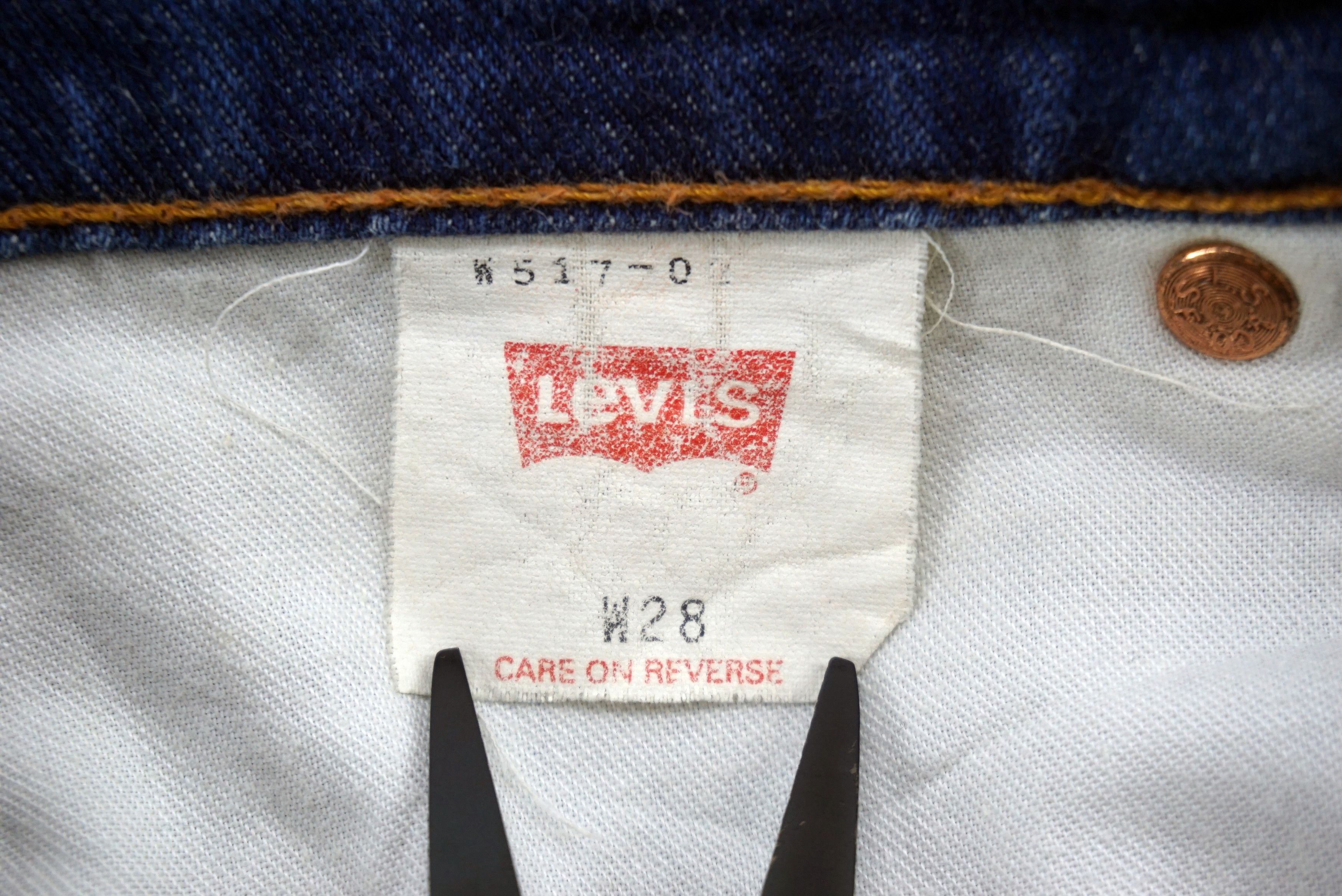 Levi's Vintage Levi's 517-02 Jeans W25 L26.5 Bootcut Cropped Denim Size 25" / US 0 / IT 36 - 7 Thumbnail