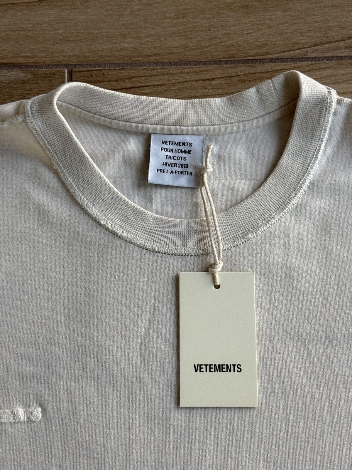 Vetements Vetements Inside Out Tee - Winter 2019 Size L / US 10 / IT 46 - 3 Thumbnail