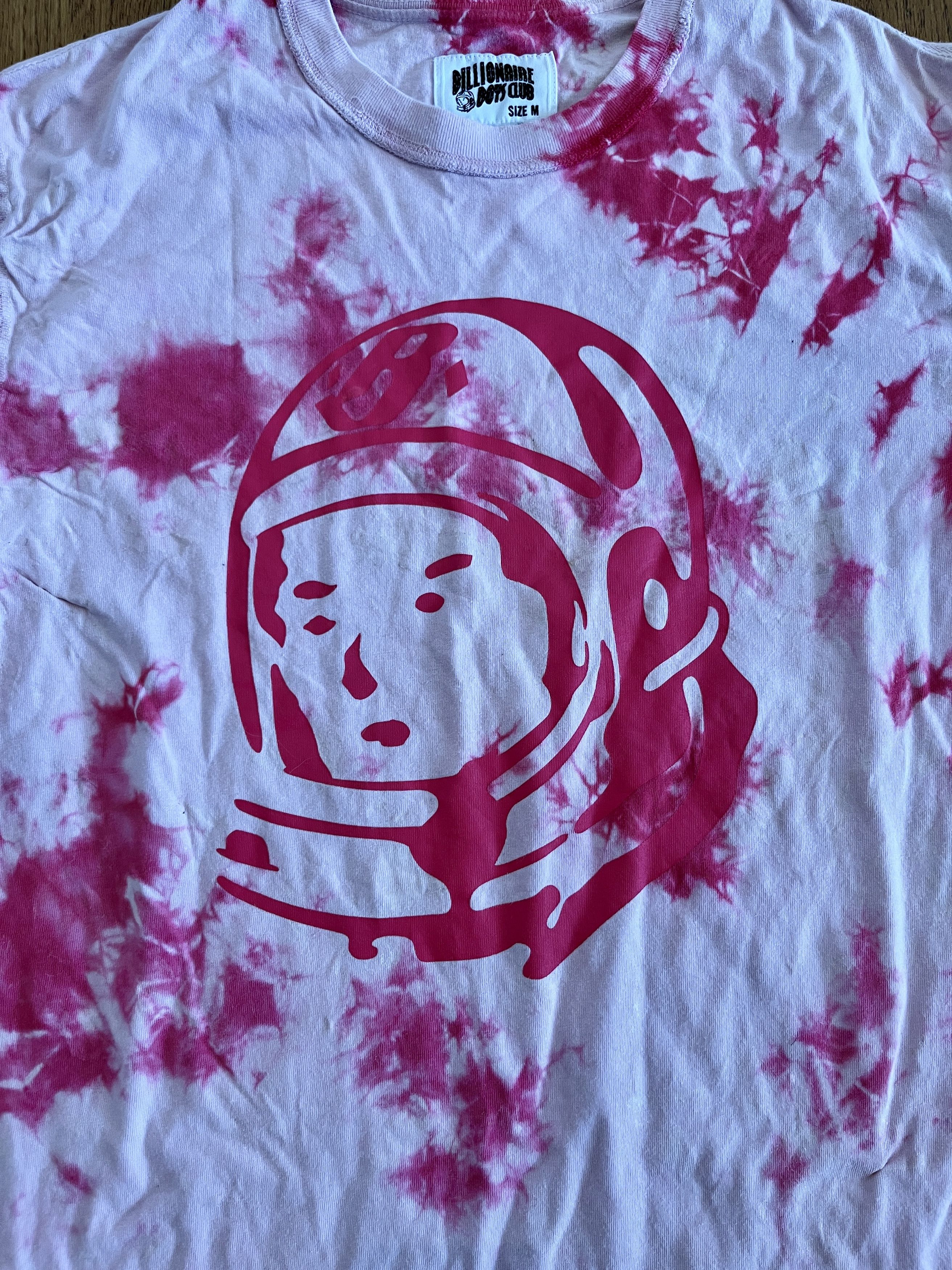Billionaire Boys Club BBC Billionaire Boys Club Pink Tie Dye Astronaut Tee M Size US M / EU 48-50 / 2 - 2 Thumbnail