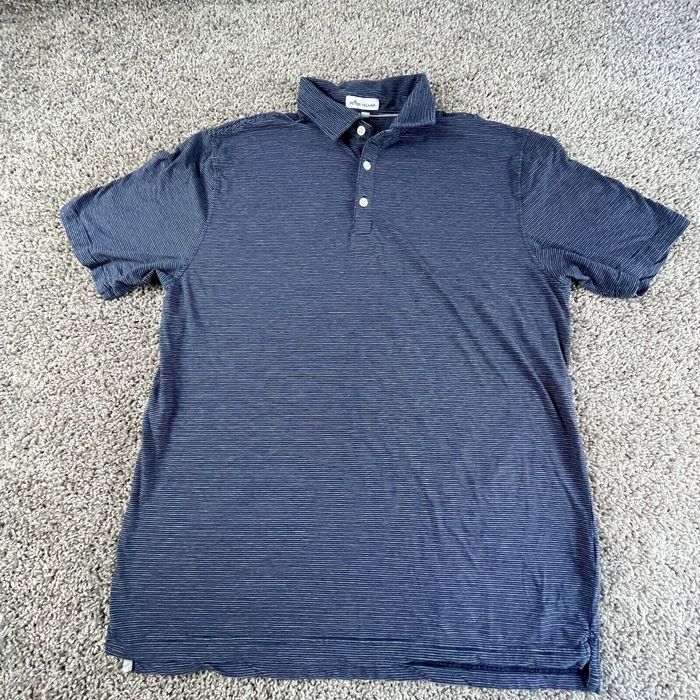 Peter Millar Peter Millar Polo Shirt Mens Large Blue Golf Golfer ...