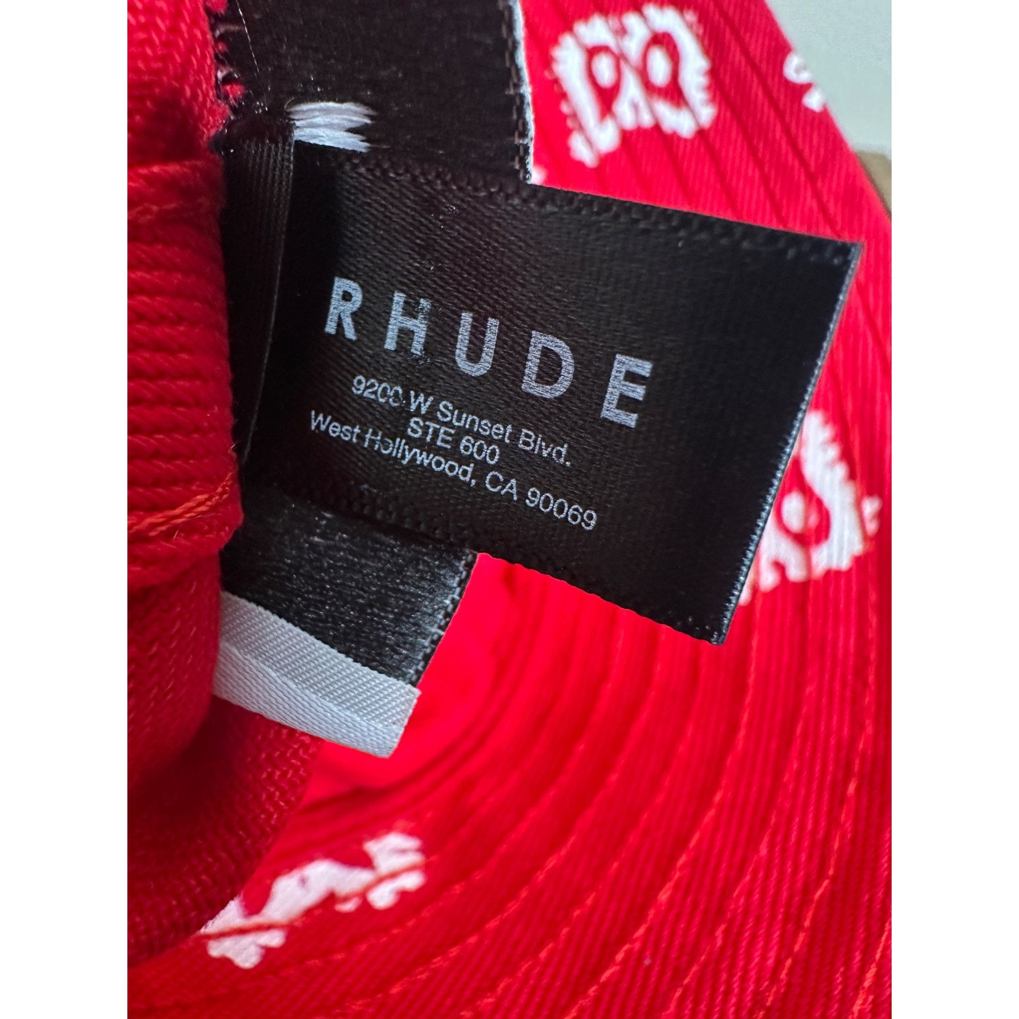 Rhude Rhude Red Paisley Rhepurposed Bucket Hat Size ONE SIZE - 5 Thumbnail