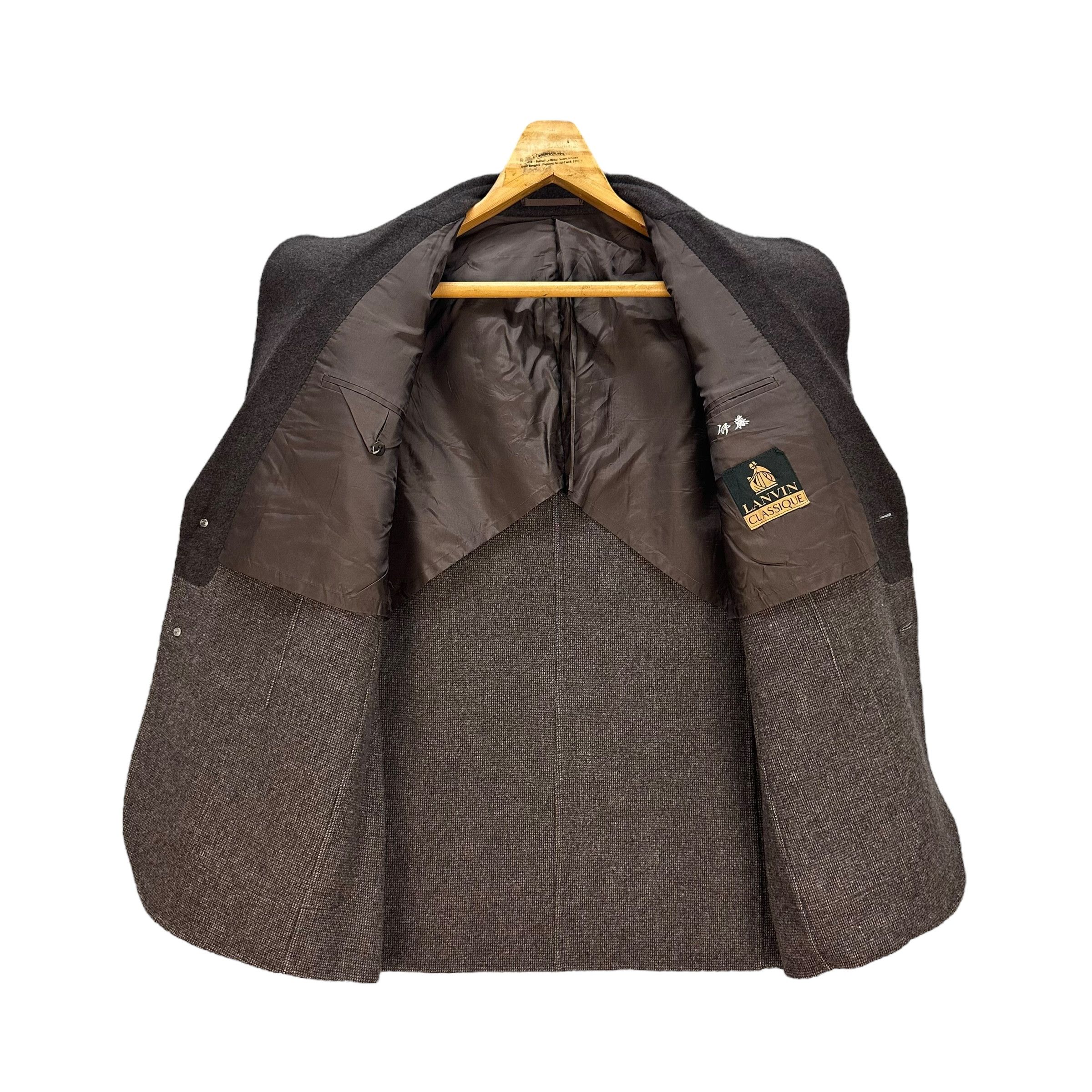 Lanvin LANVIN CLASSIQUE BROWN BLAZERS #8812-028 Size 44R - 3 Thumbnail