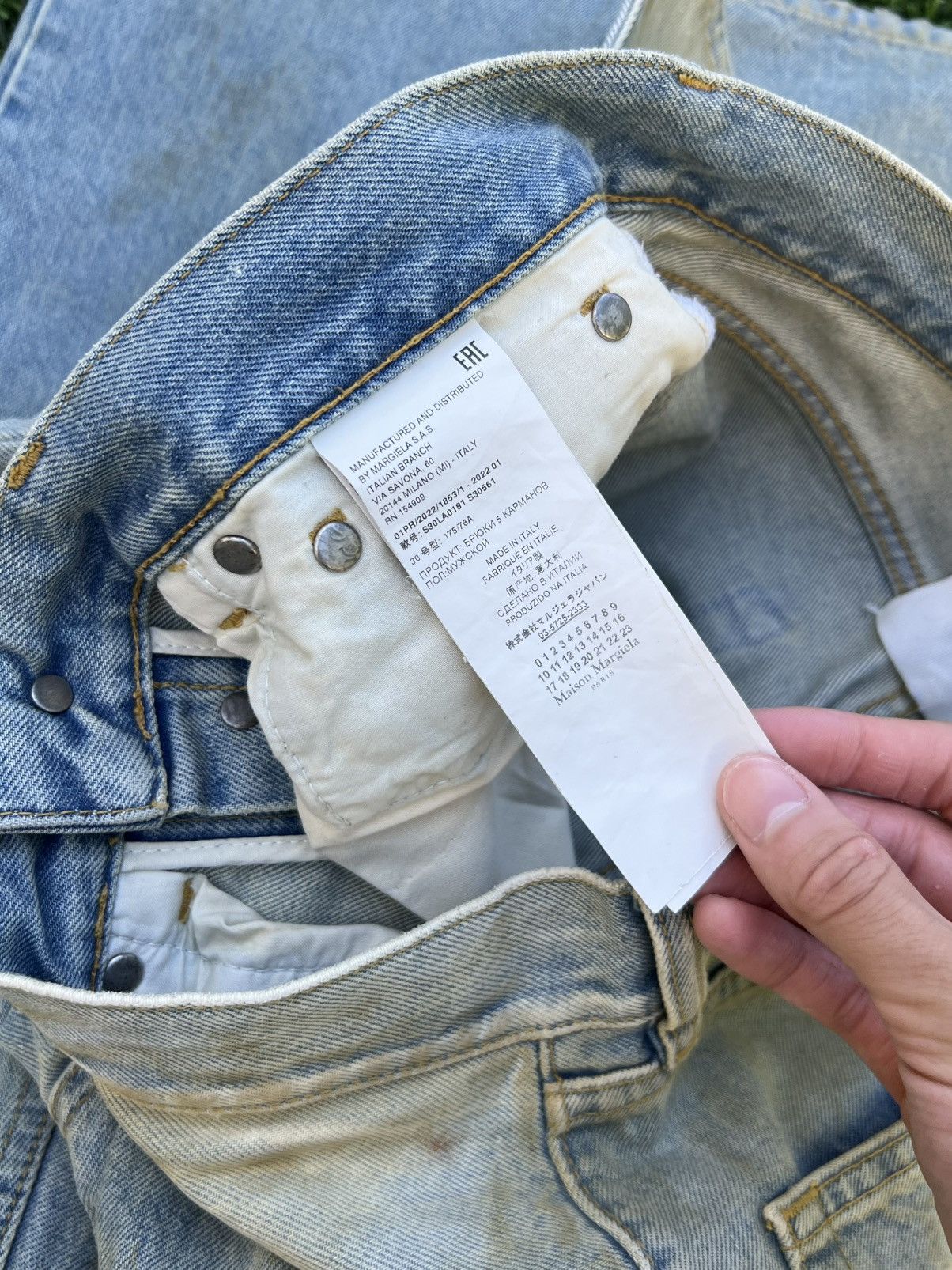 Maison Margiela Margiela Painted Jeans Size US 30 / EU 46 - 10 Thumbnail