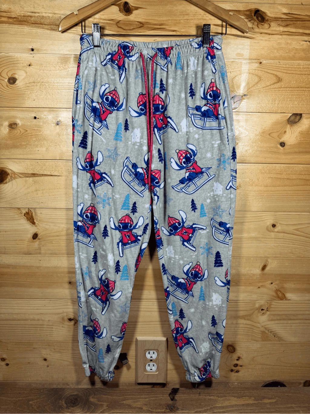 Disney Disney Lilo & Stitch Women's Winter Gray Soft Pajama Jogger Size ONE SIZE - 1 Thumbnail