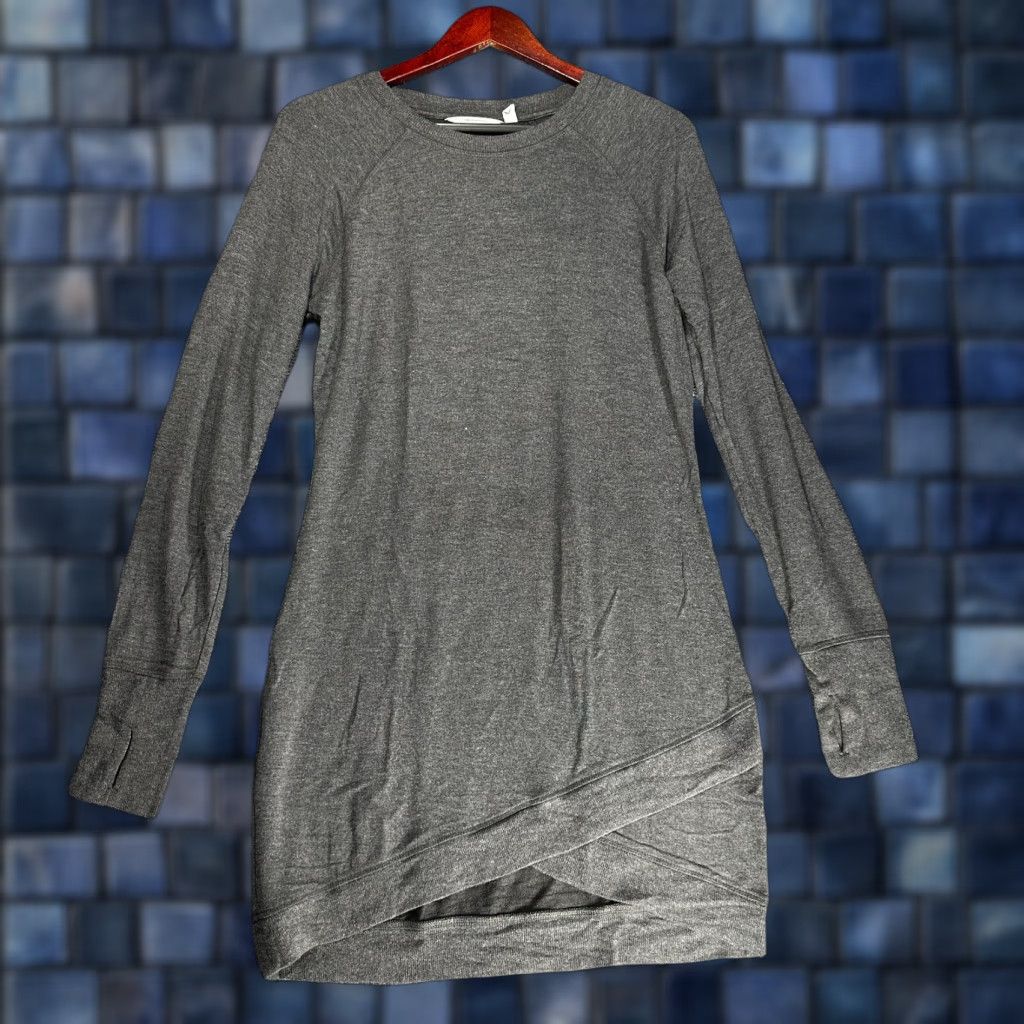 Athleta Athleta Midi Sweater Dress Womens S Gray Knit Stretch Thumb Holes Casual Party/Cocktail Travel Modern Classic Years: N/A Mens/Womens: Womens Size S / US 4 / IT 40 - 1 Thumbnail