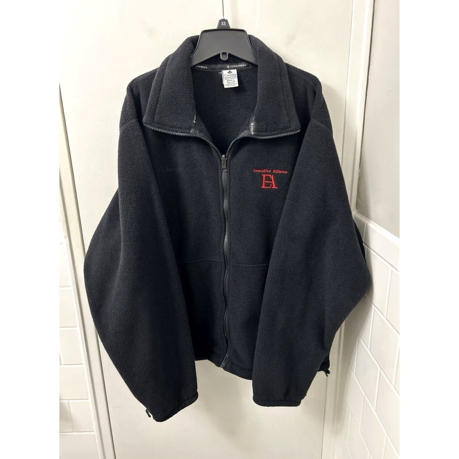 Vintage VINTAGE Columbia Fleece Jacket Mens Large Black Full Zip Made In USA Pockets L/S Size US L / EU 52-54 / 3 - 2 Thumbnail