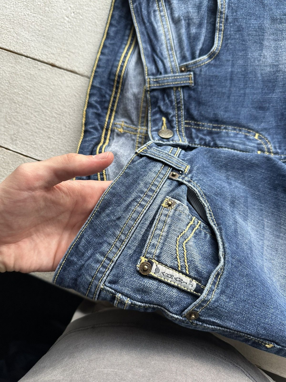 Armani 🚨Gothic Armani Regular Slim relax Flared Jeans Womens Size 30" / US 8 / IT 44 - 5 Thumbnail