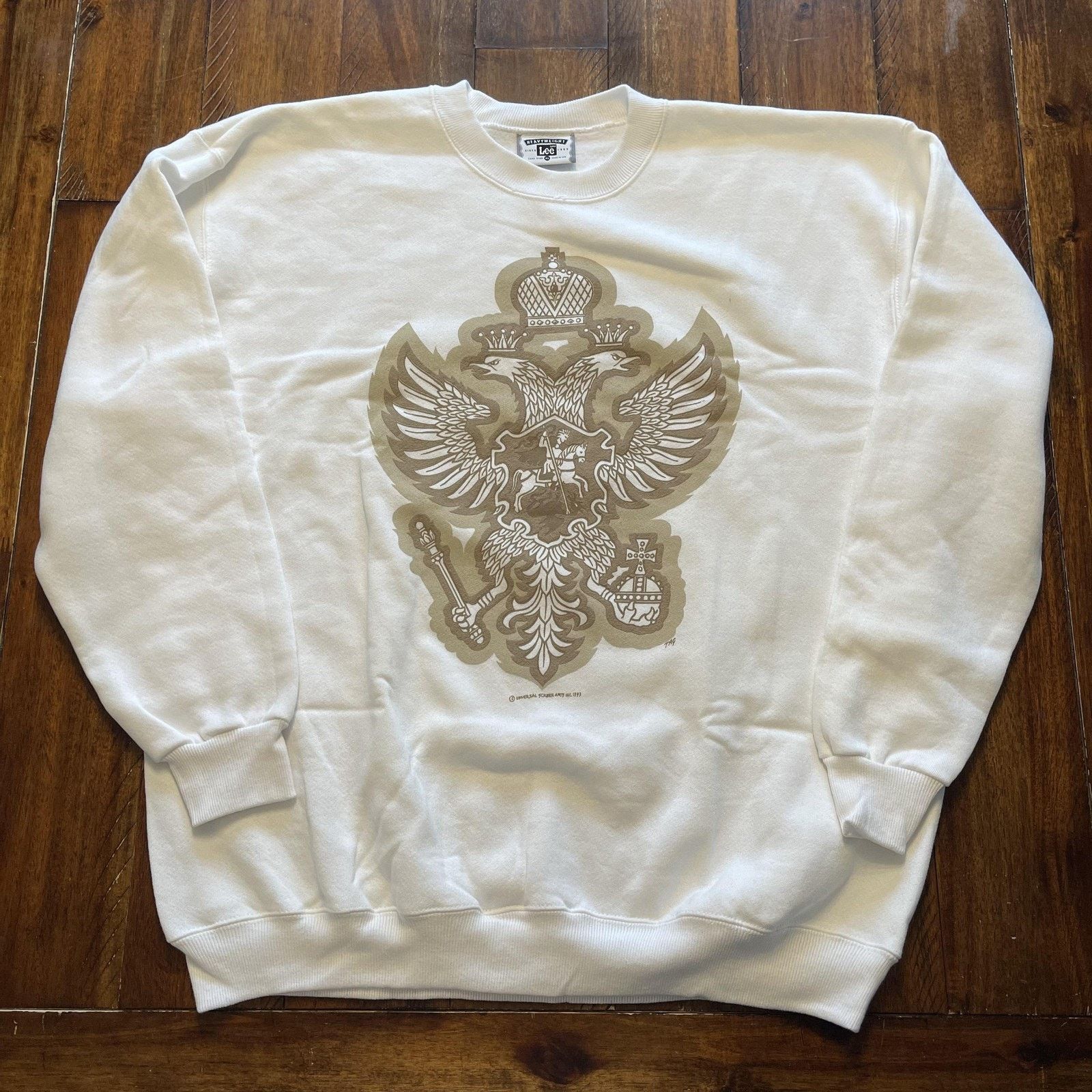 Lee Vtg Lee Sweatshirt Mens XL Crewneck Double Eagle USA 90s Size US XL / EU 56 / 4 - 2 Thumbnail