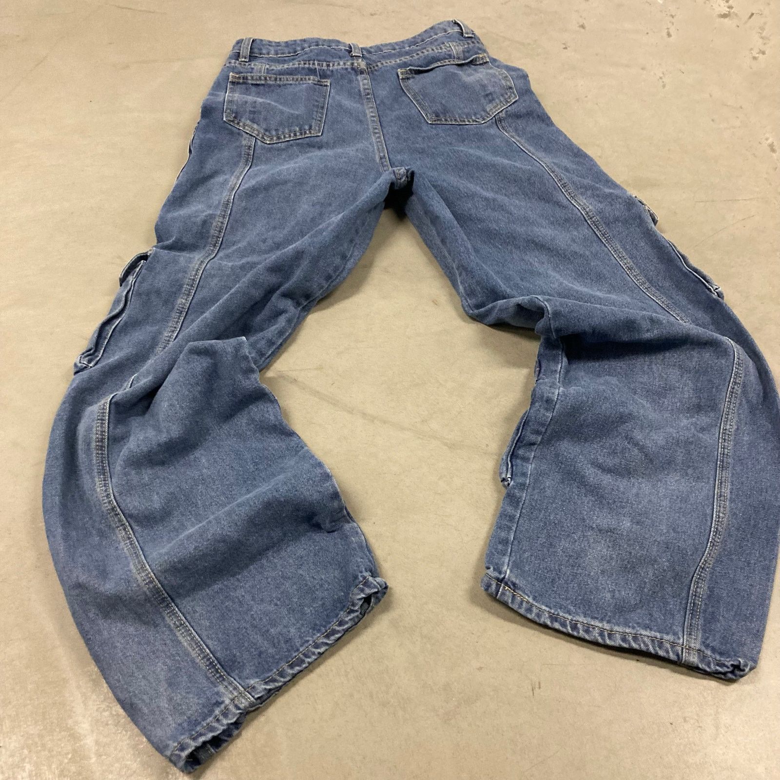 Vintage vintage y2k cargo jeans 28x30 Size US 28 / EU 44 - 2 Thumbnail