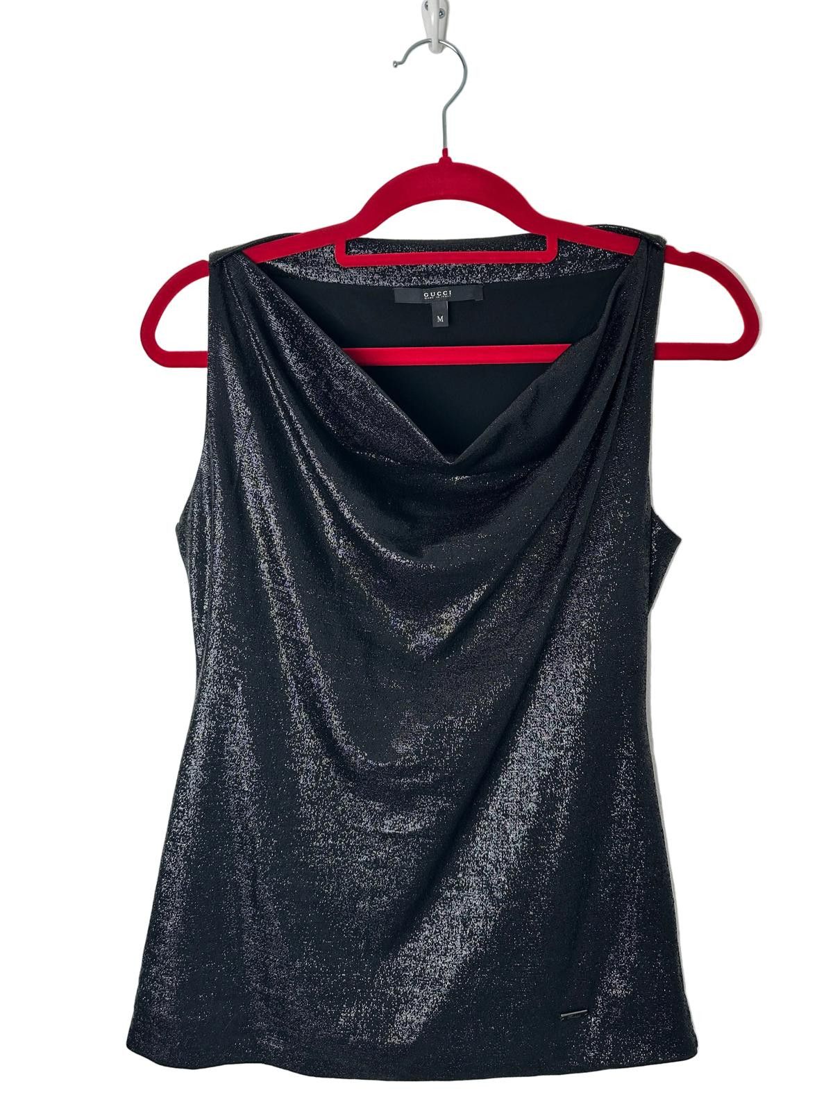 Gucci Gucci F/W 08 Sparkly Cowl-Neck Top Size M / US 6-8 / IT 42-44 - 3 Thumbnail