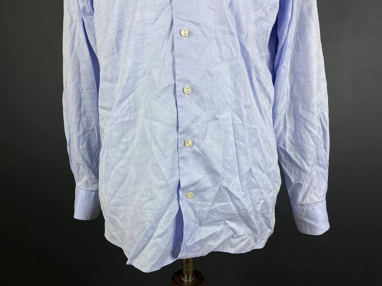 Eton Eton Contemporary Blue Luxury Shirt Size 40 / 15 / 3/4 Size US M / EU 48-50 / 2 - 5 Thumbnail