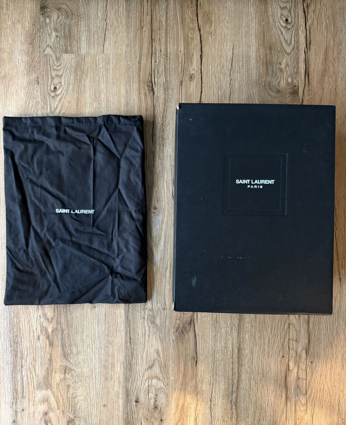 Saint Laurent Paris Saint Laurent Paris SL/06H Star Appliqué – Black/Silver Hedi Size US 8 / EU 41 - 16 Thumbnail